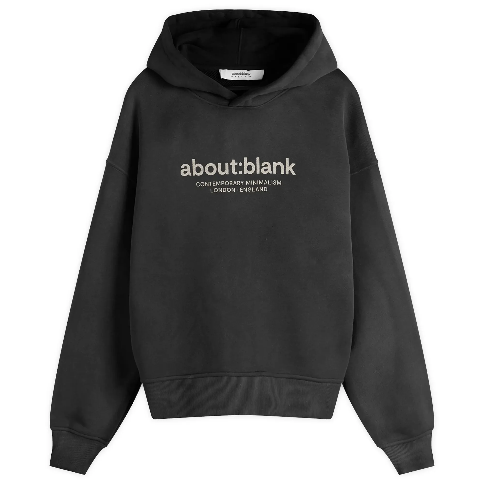 about:blank Men's Garcon Hoodie Washed Black