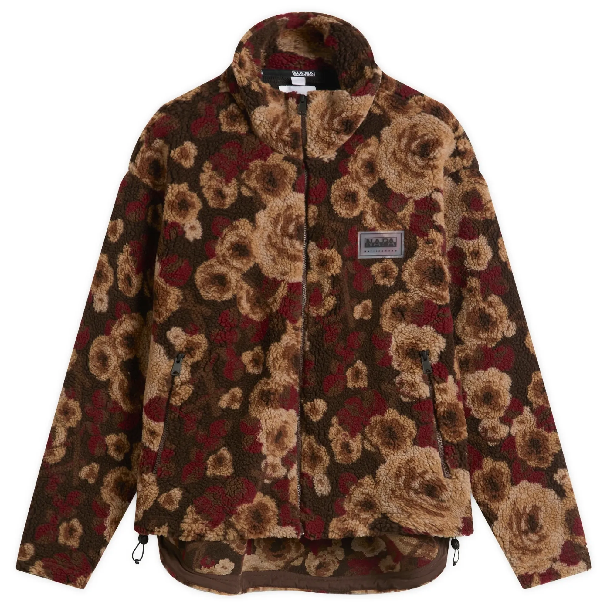 Napapijri Men's x Martine Rose Jacquard Fleece Jacket Fancy Fua