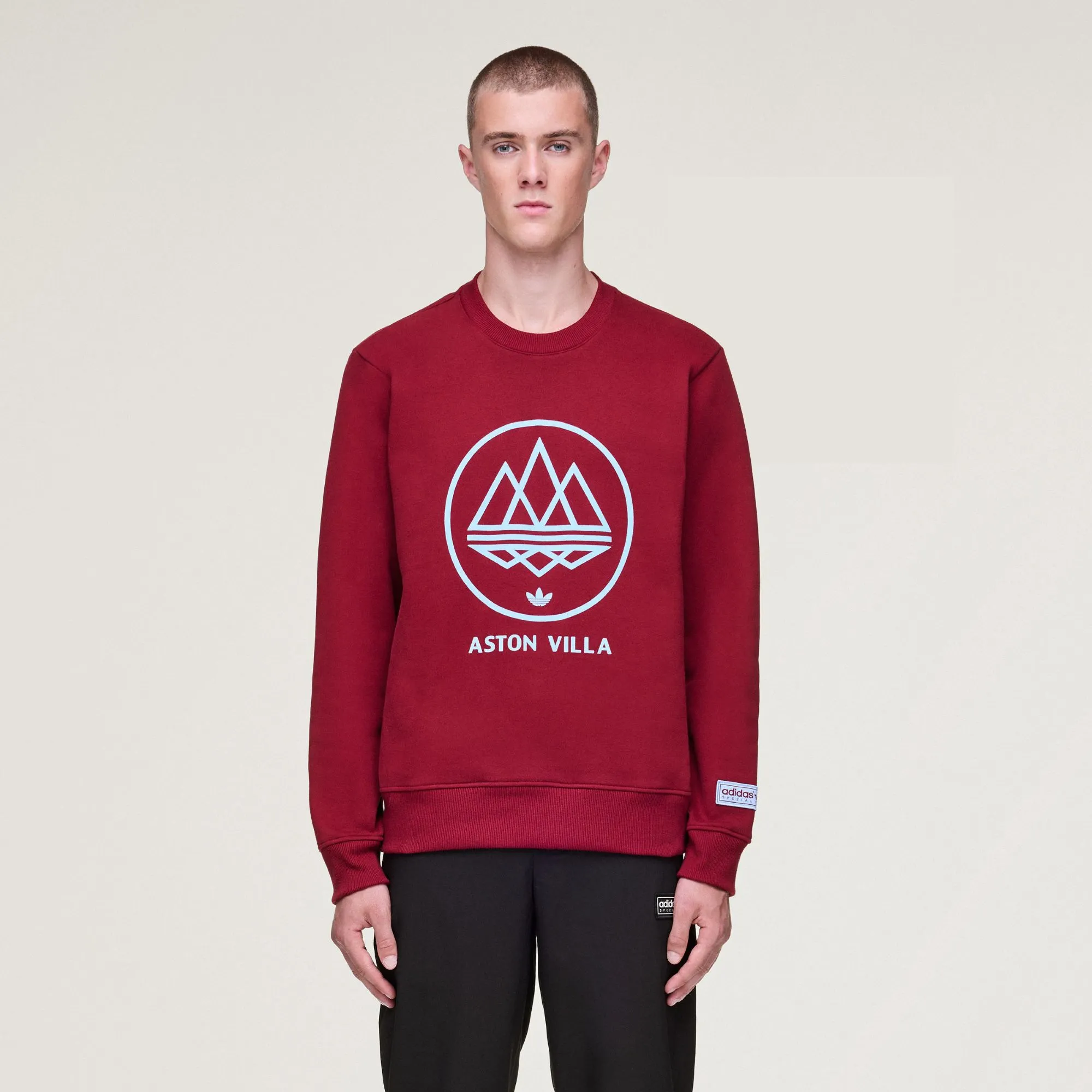 Aston Villa adidas Spezial Sweater - Claret