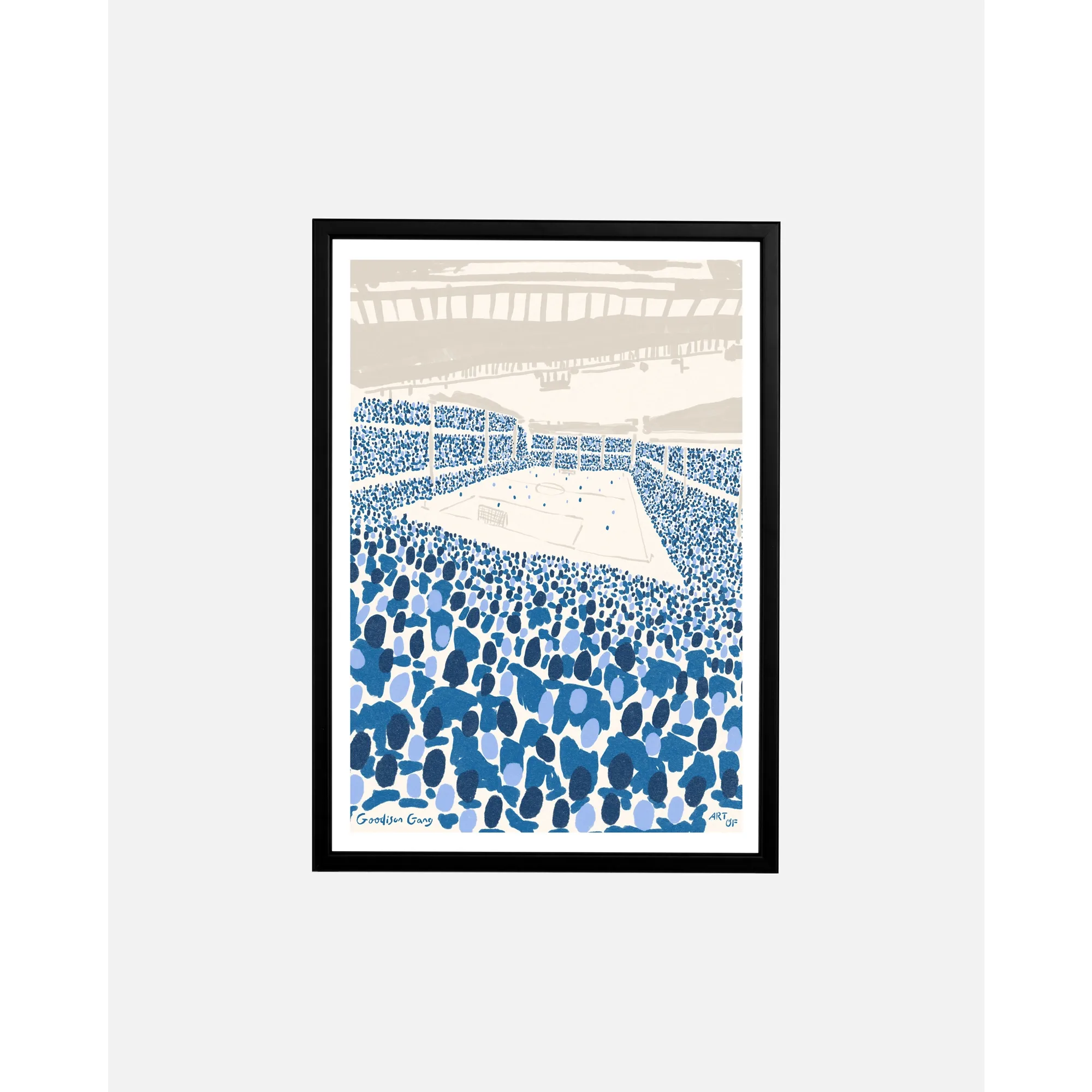 Everton x Art of Football Saturday Is For Football Print - A4