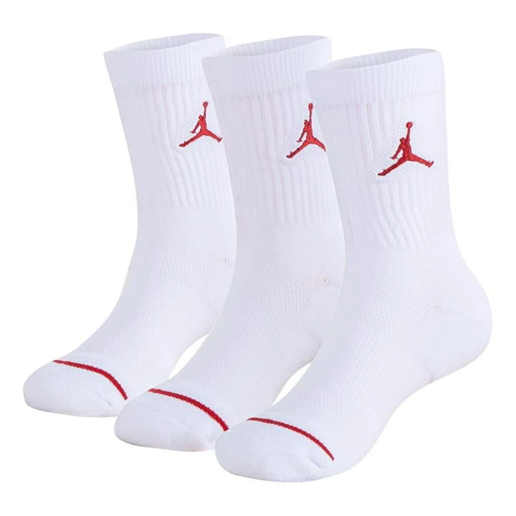 Jordan Kids Crew Unisex Socks - White