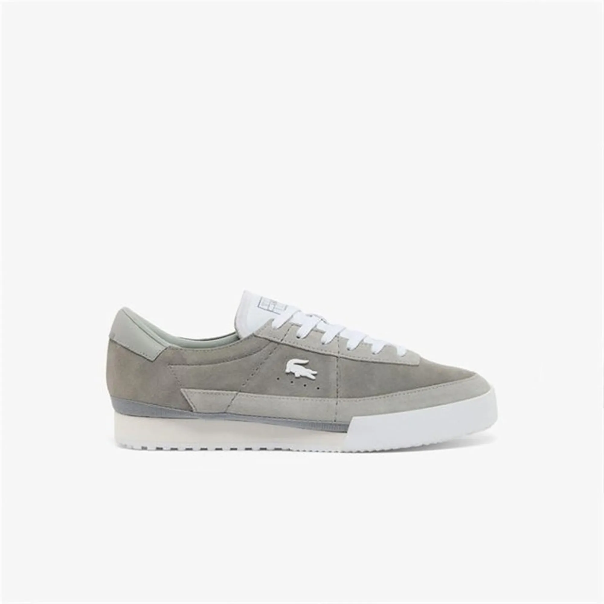 Lacoste Men’s Aura Suede Sneakers - Dark Grey / White
