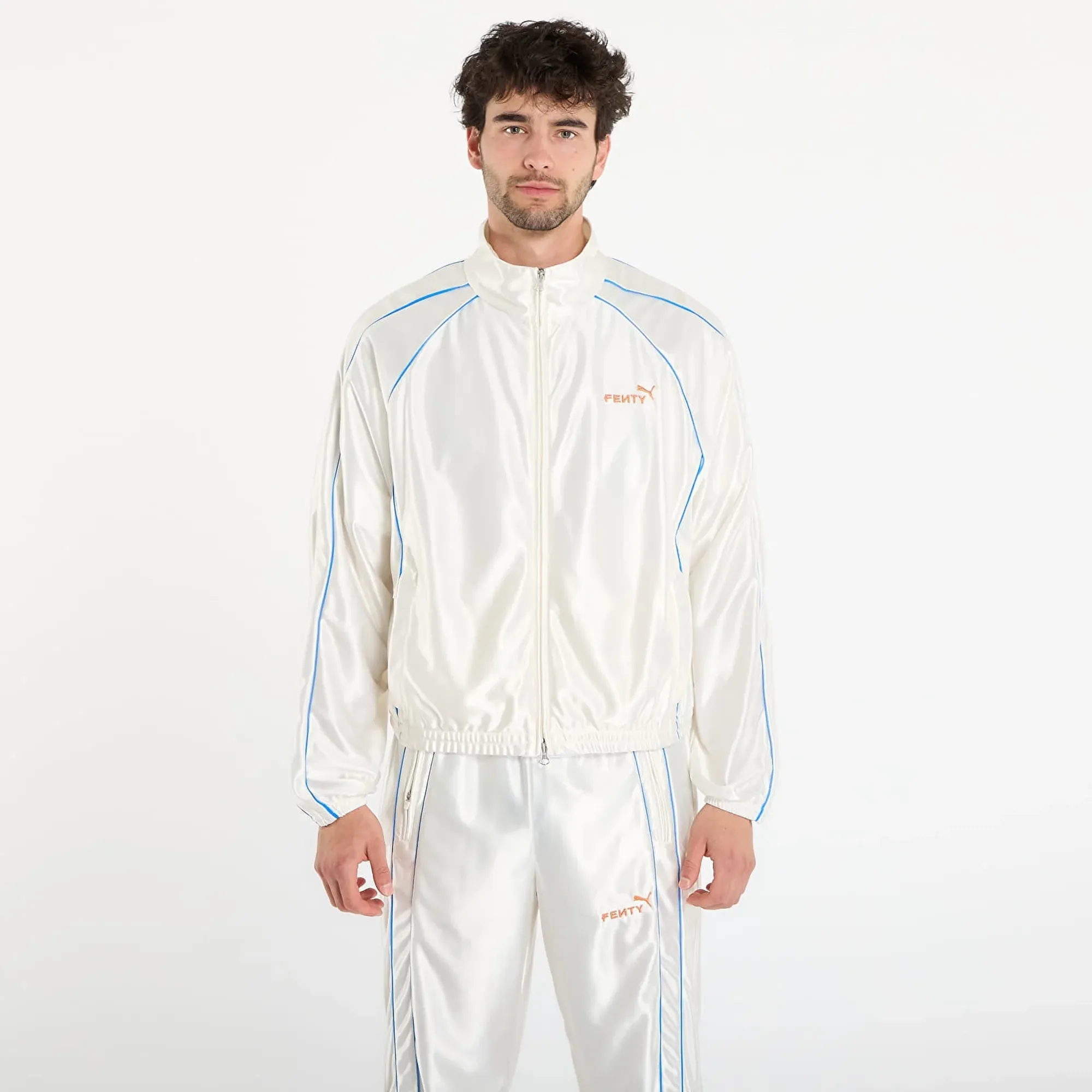 Fenty x PUMA T7 Track Jacket Unisex, Warm White, size Large