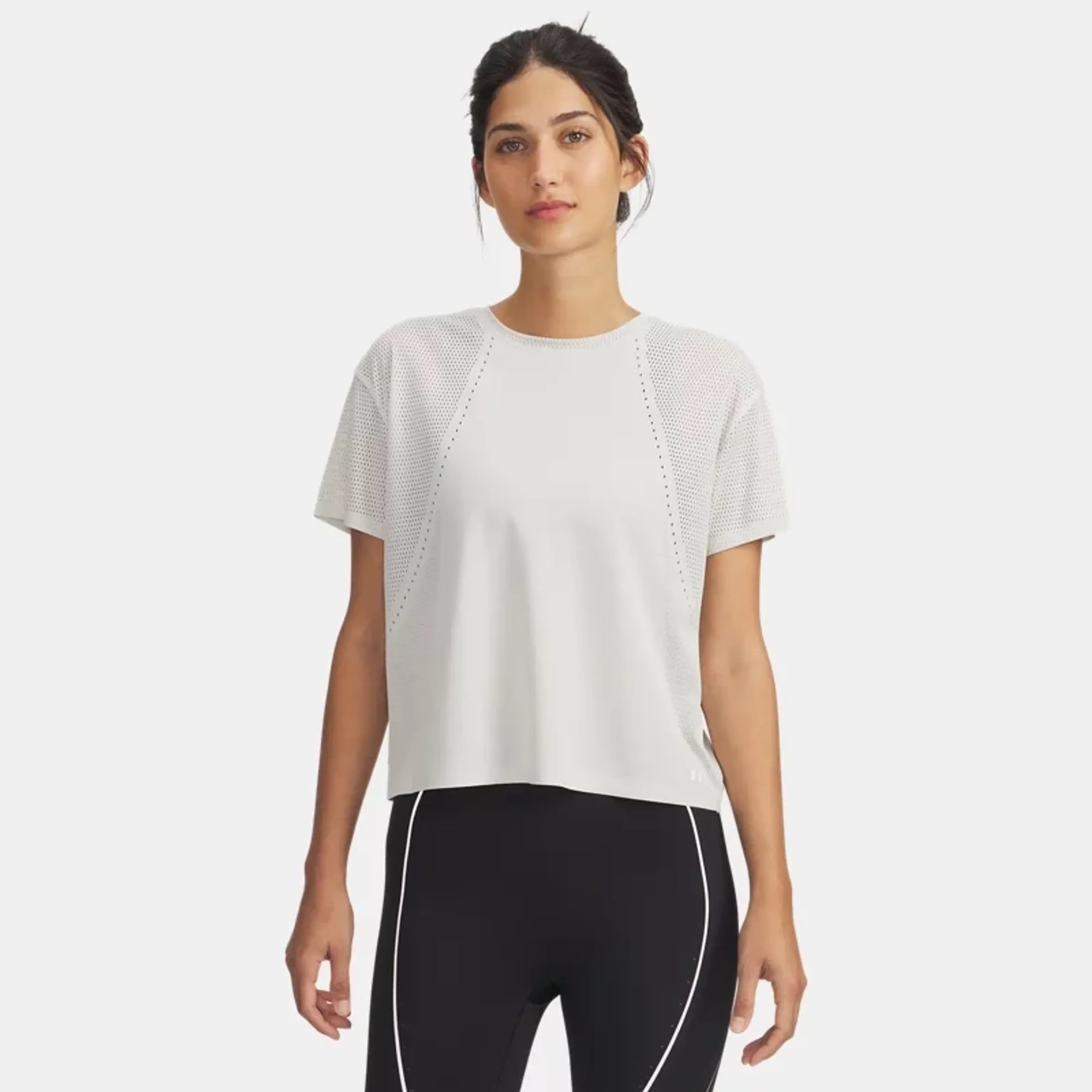 Under Armour Halo Vent Women's Short Sleeve Summit White / Reflective L