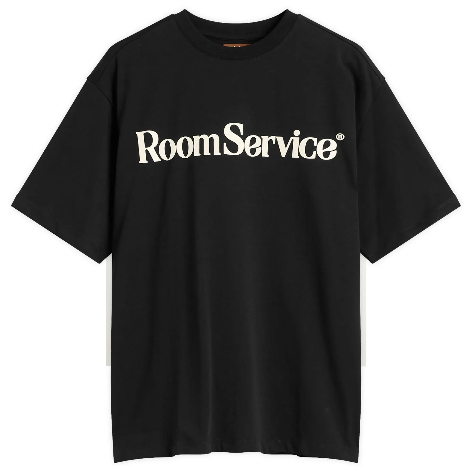 Late Checkout Men's Black Room Service Tee