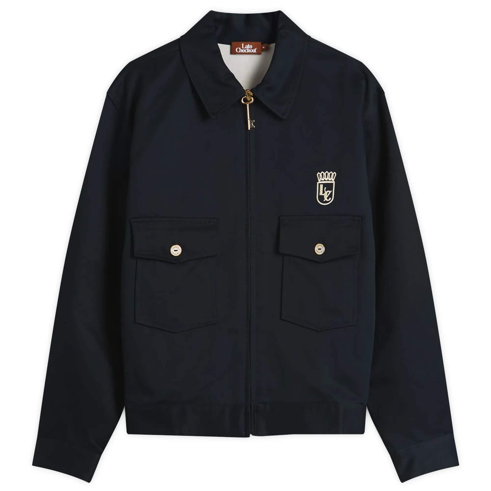 Late Checkout Men's Navy Work Jacket