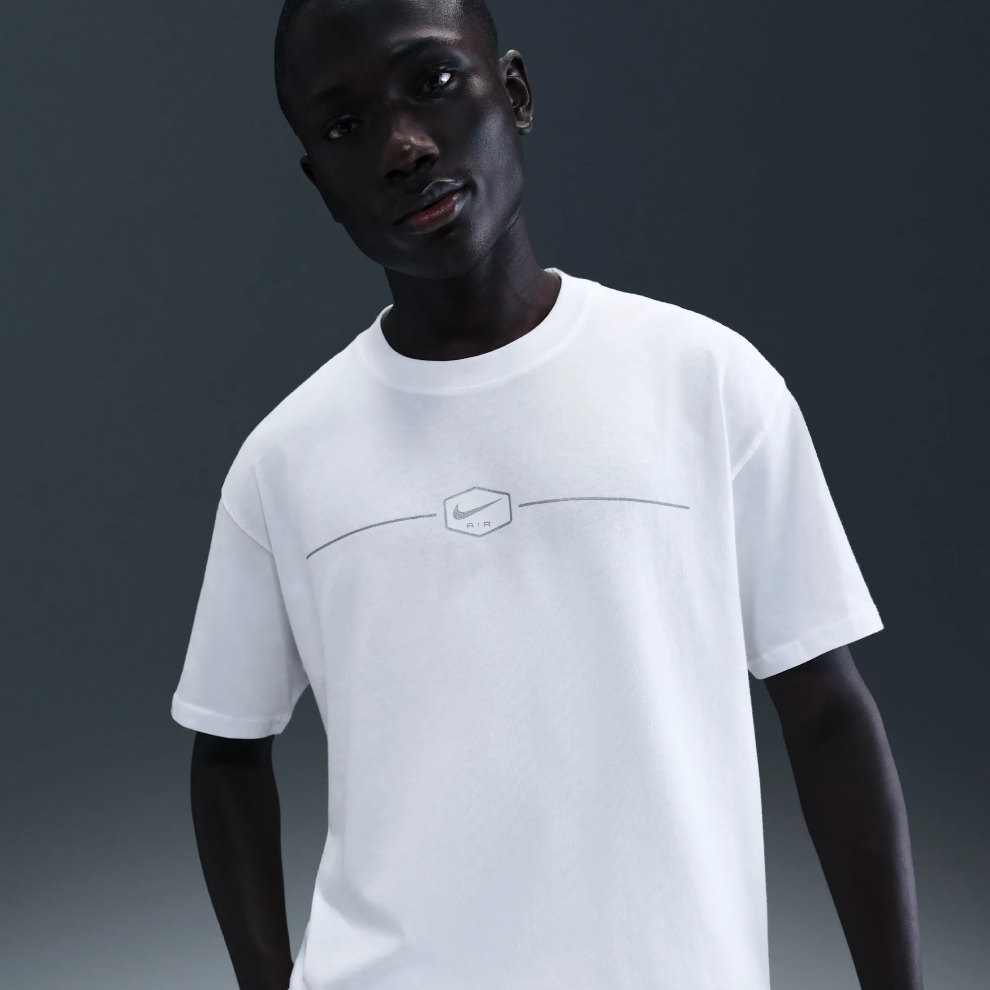 Nike Men's Max90 T-Shirt - White - Cotton