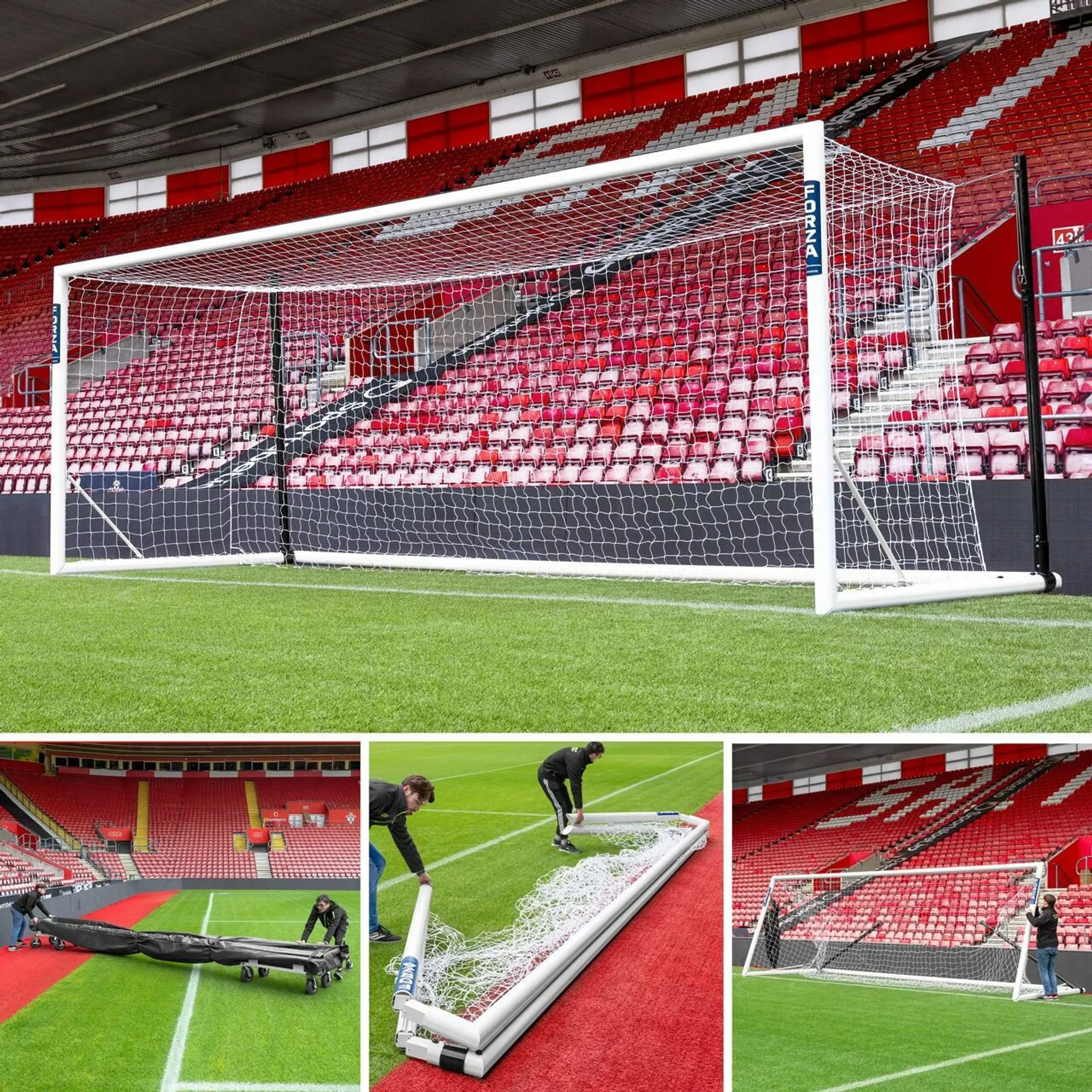 24 x 8 FORZA Foldaway Stadium Box Football Goal [Warm Up Goals]