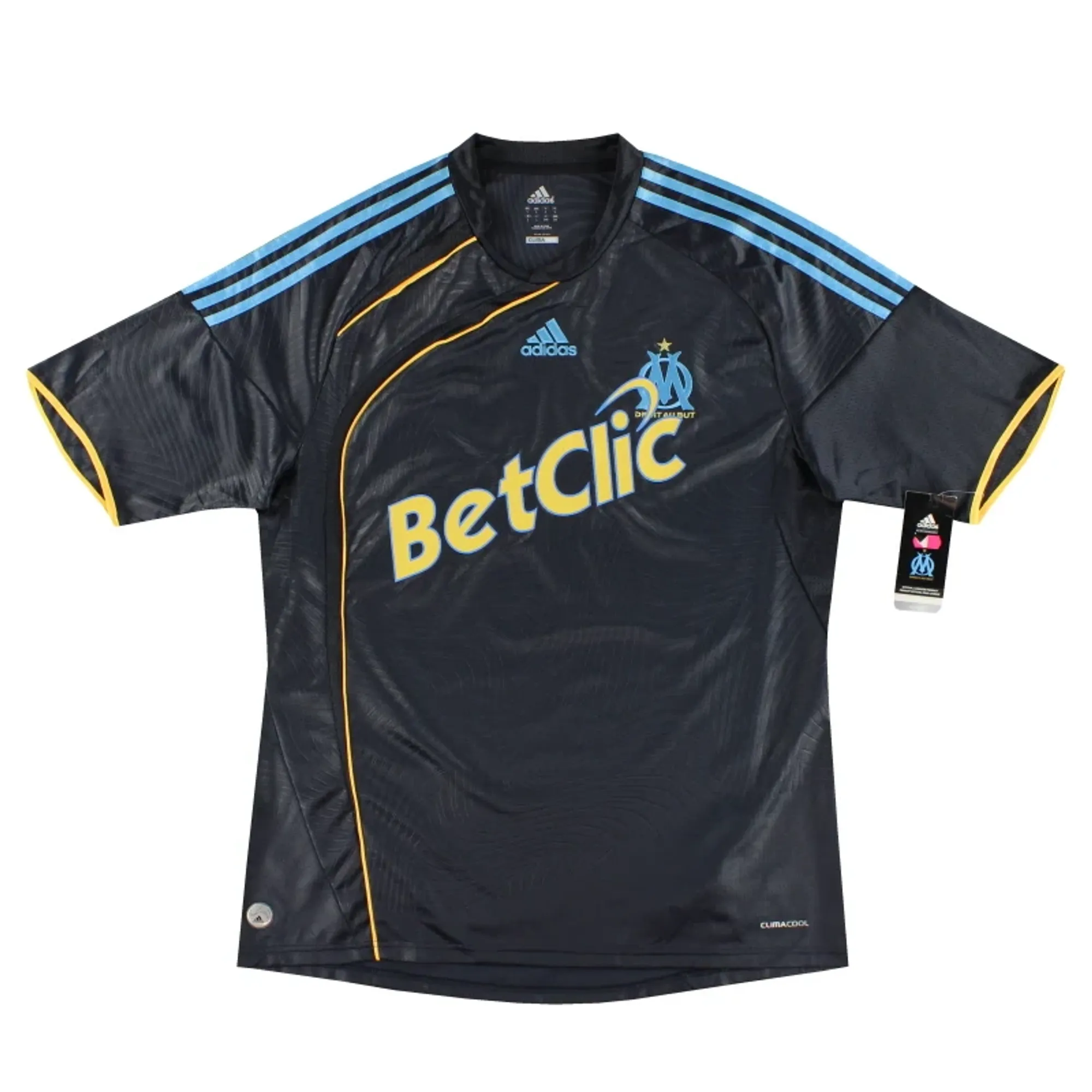2009-10 Olympique adidas Marseille Third Shirt *w/tags* L - Olympique Marseille / w/tags 