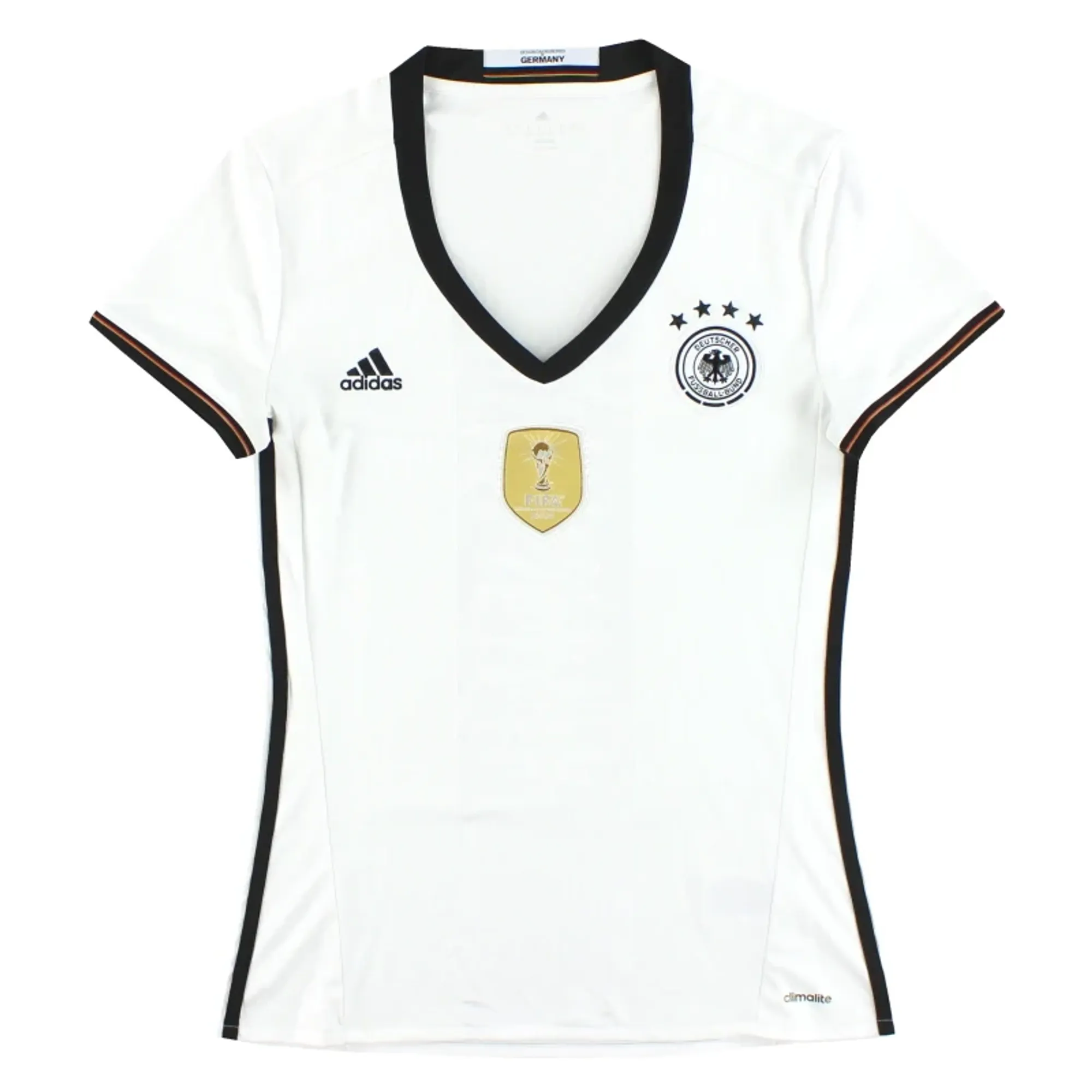 2015-16 Germany adidas Women's Home Shirt L - Germany / Excellent 