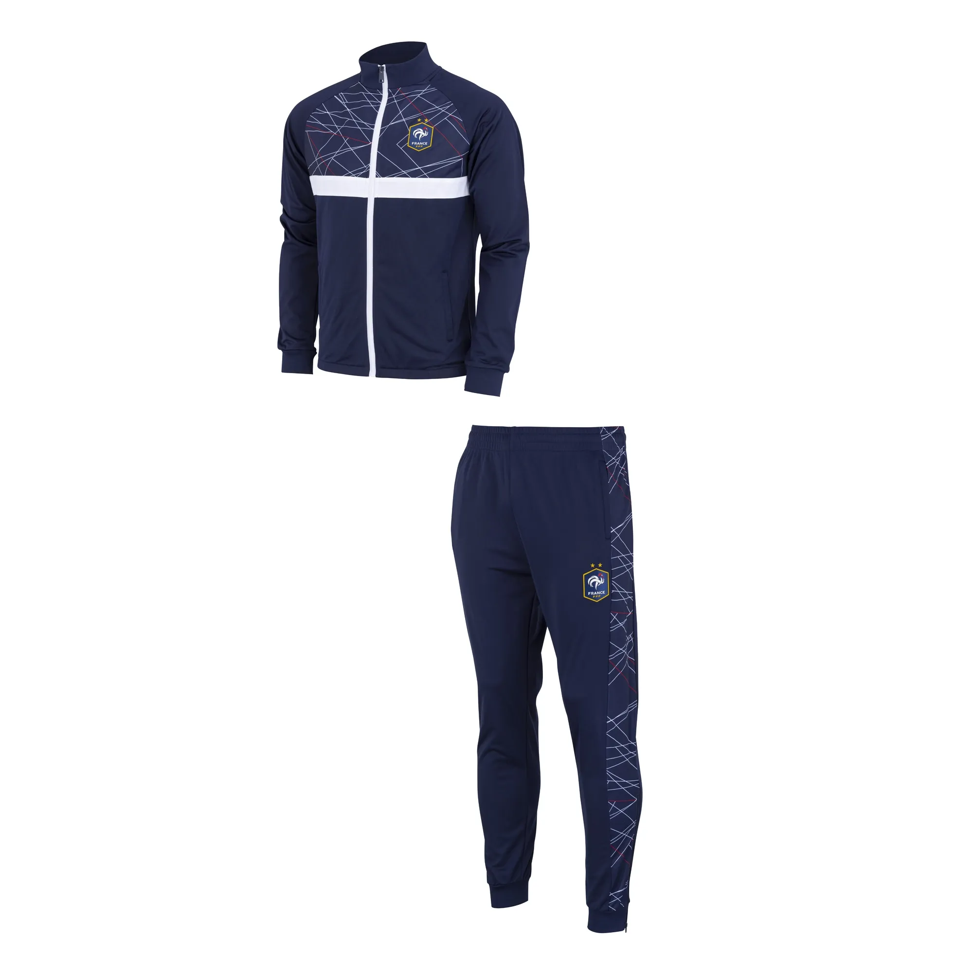 France Full Tracksuit - Navy