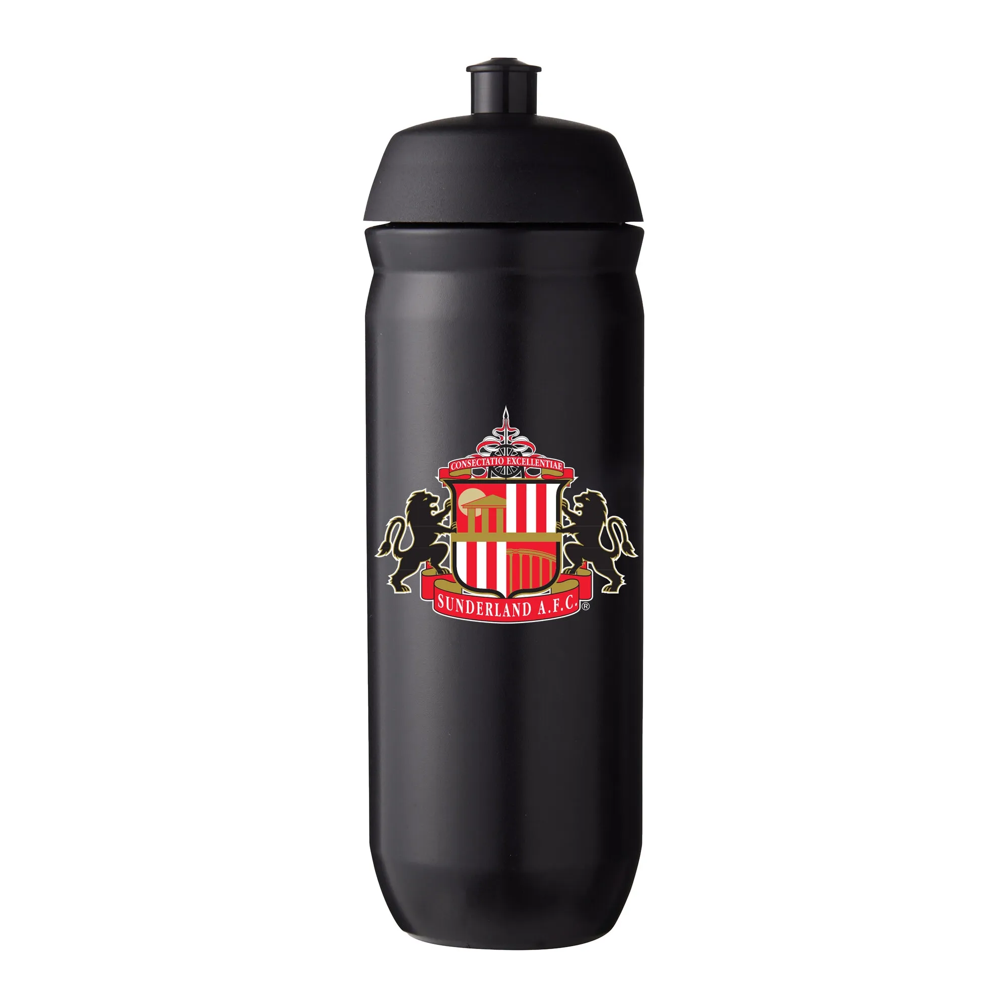 Sunderland Logo Plastic 750ml Waterbottle - Black