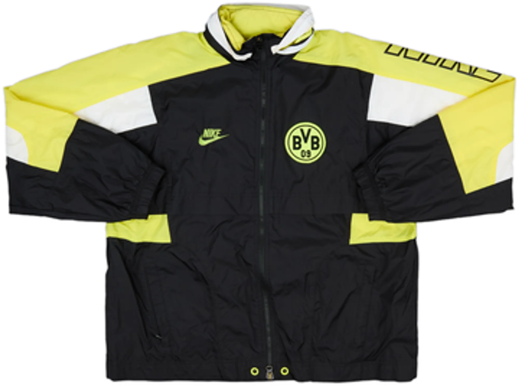 1995-96 Borussia Dortmund Nike Hooded Rain Jacket - 6/10 - (S)
