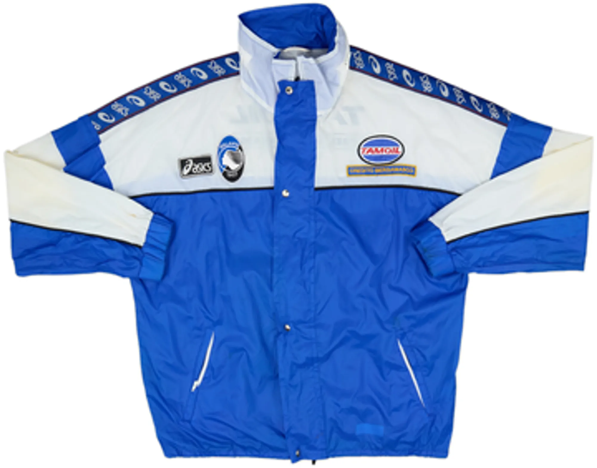 1995-97 Atalanta Player Issue Asics Hooded Rain Jacket - 8/10 - (XL)