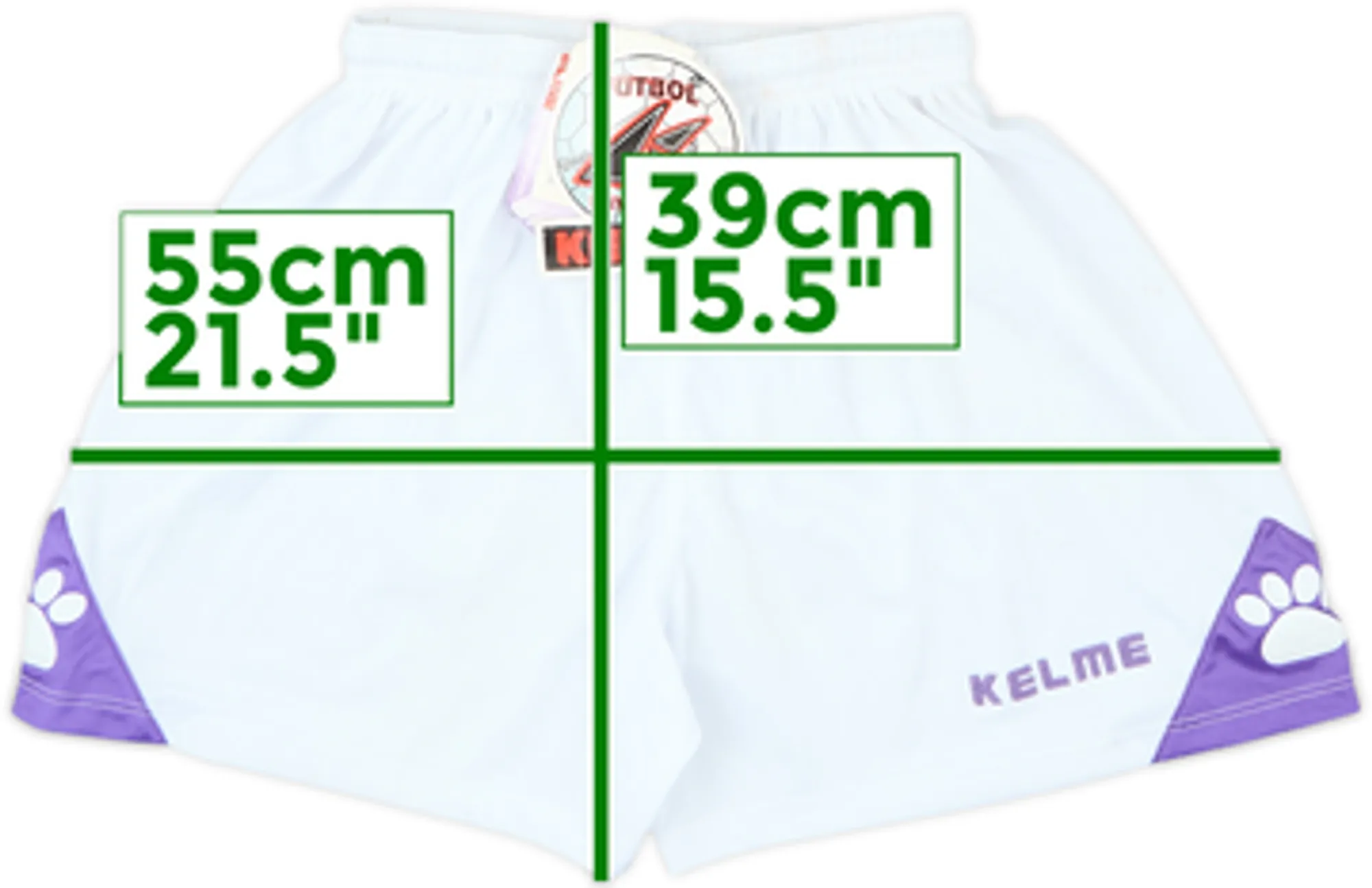 Kelme Real Madrid Mens Home Shorts 1997/98