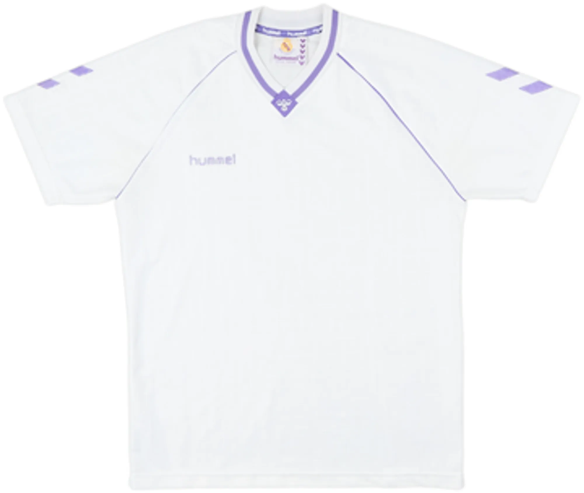 Hummel Real Madrid Mens SS Home Shirt 1990/91