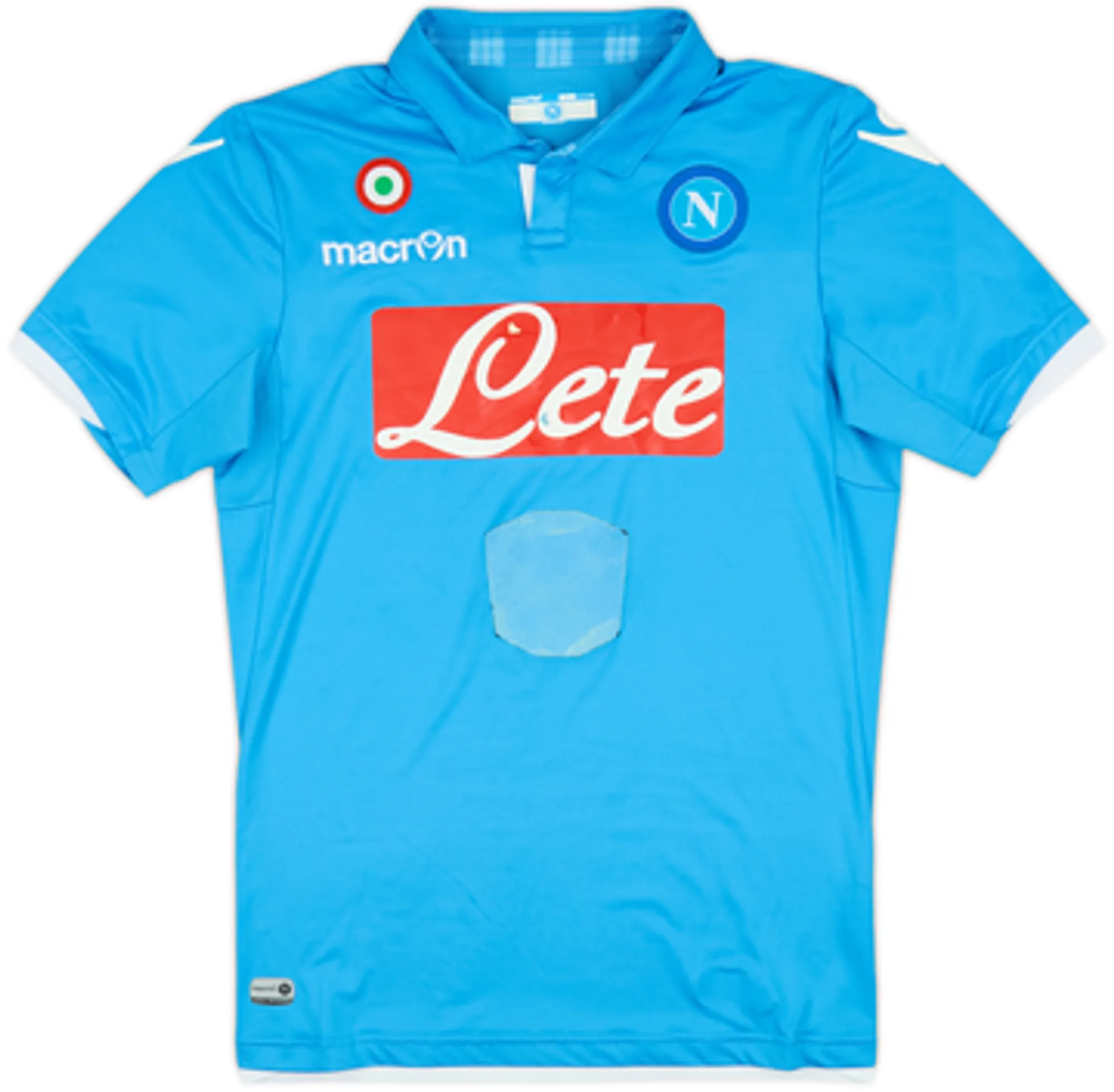 Macron Napoli Mens SS Home Shirt 2014/15
