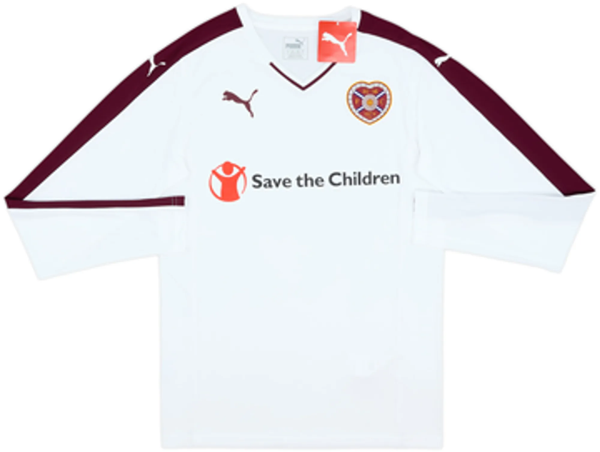 Puma Heart of Midlothian Mens LS Away Shirt 2015/16