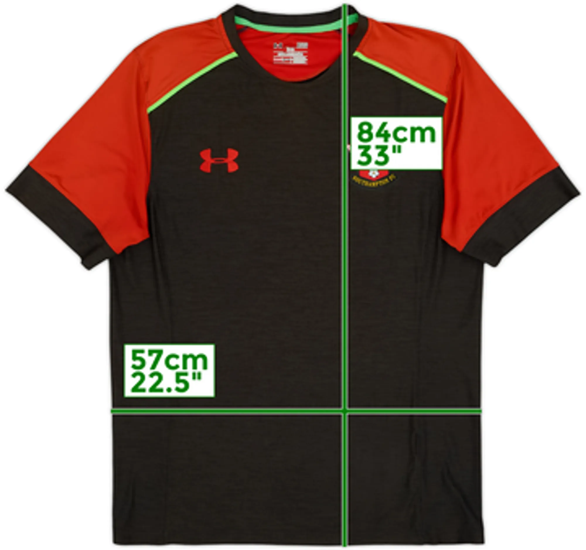 Under Armour Southampton Mens SS Home Shirt 2016/17