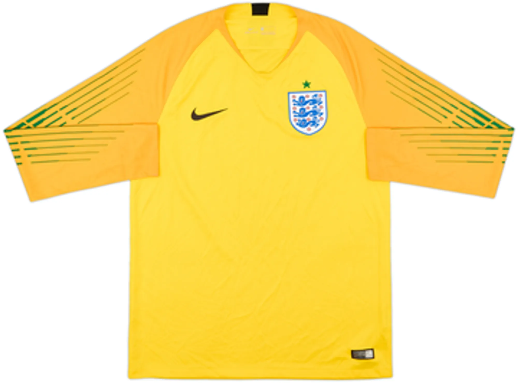 Nike England Mens LS Goalkeeper Home Shirt 2018