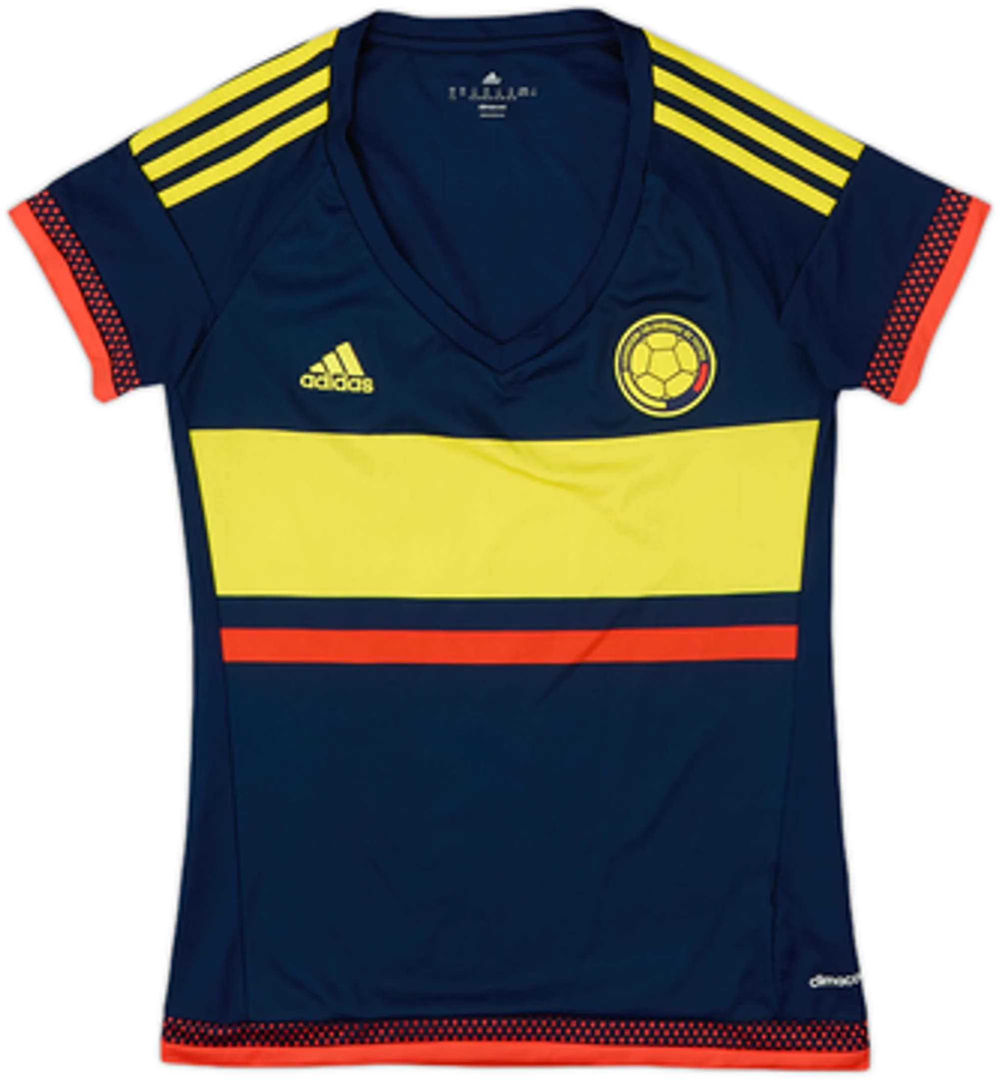 adidas Colombia Womens SS Away Copa America Shirt 2015