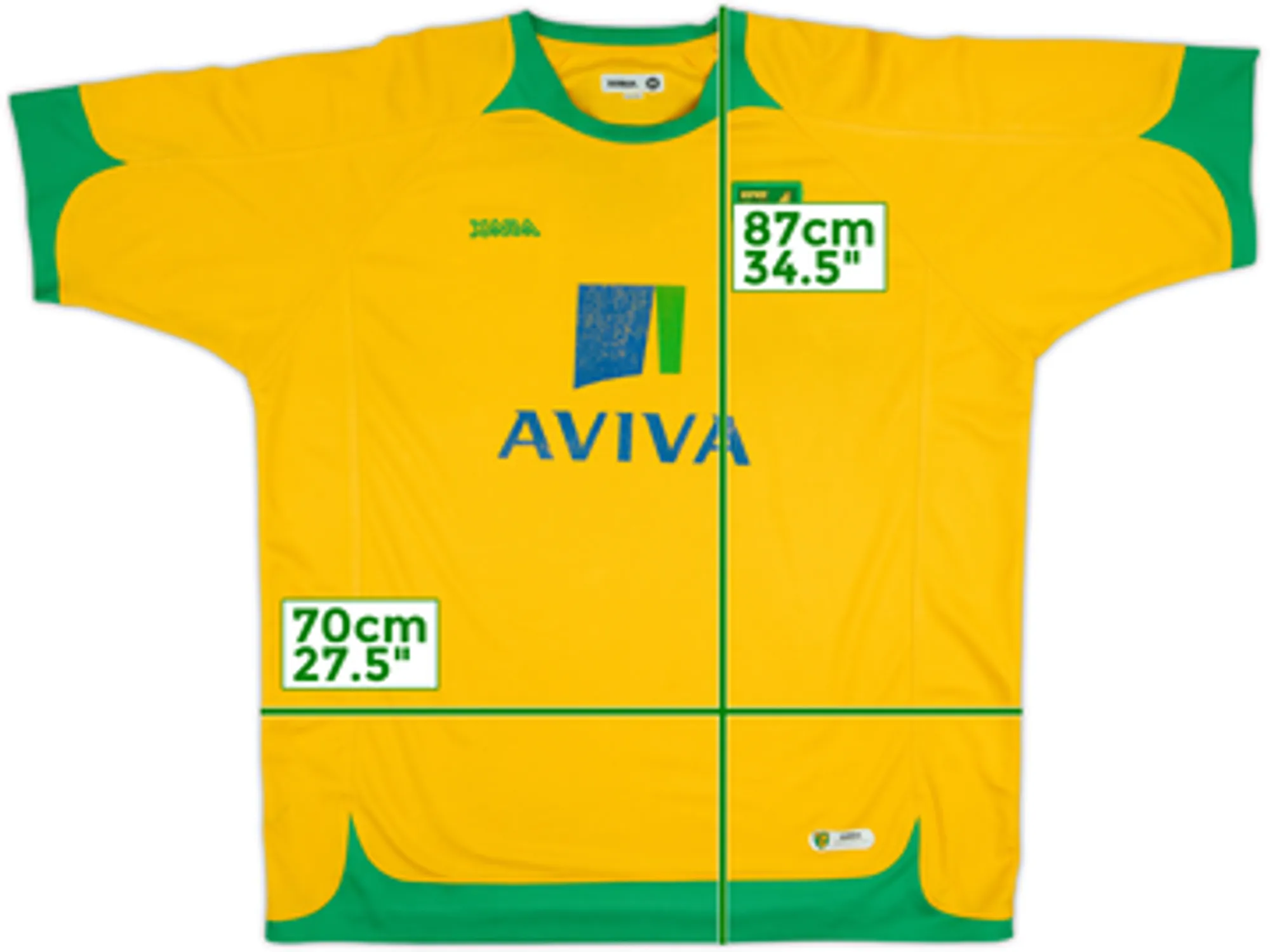 Home Norwich City Mens SS Home Shirt 2008/10