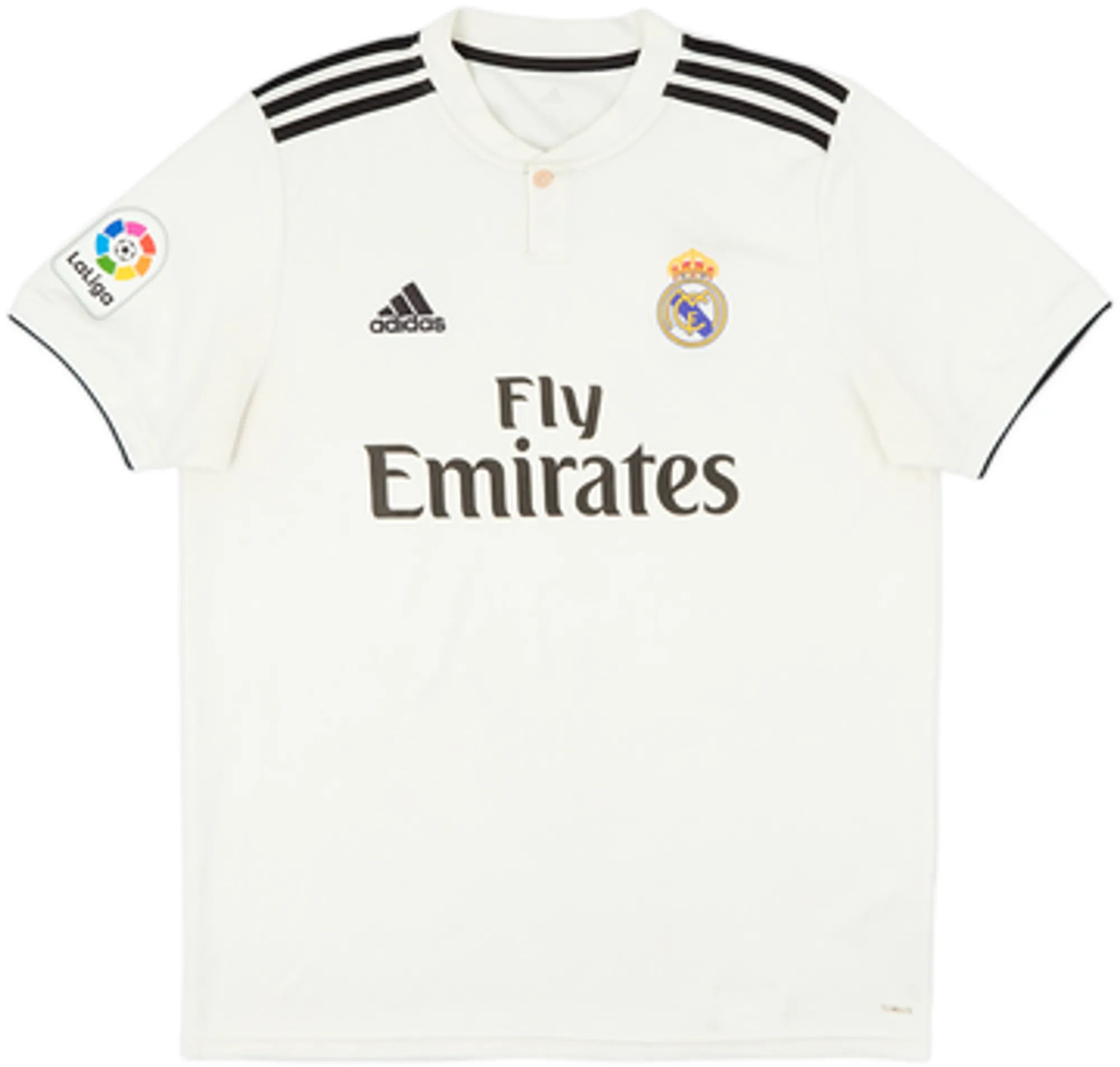 adidas Real Madrid Mens SS Home Shirt 2018/19