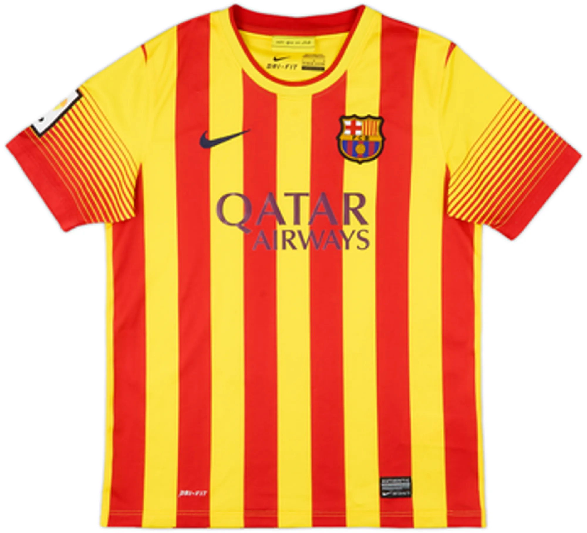 Nike Barcelona Boys SS Away Shirt 2013/15