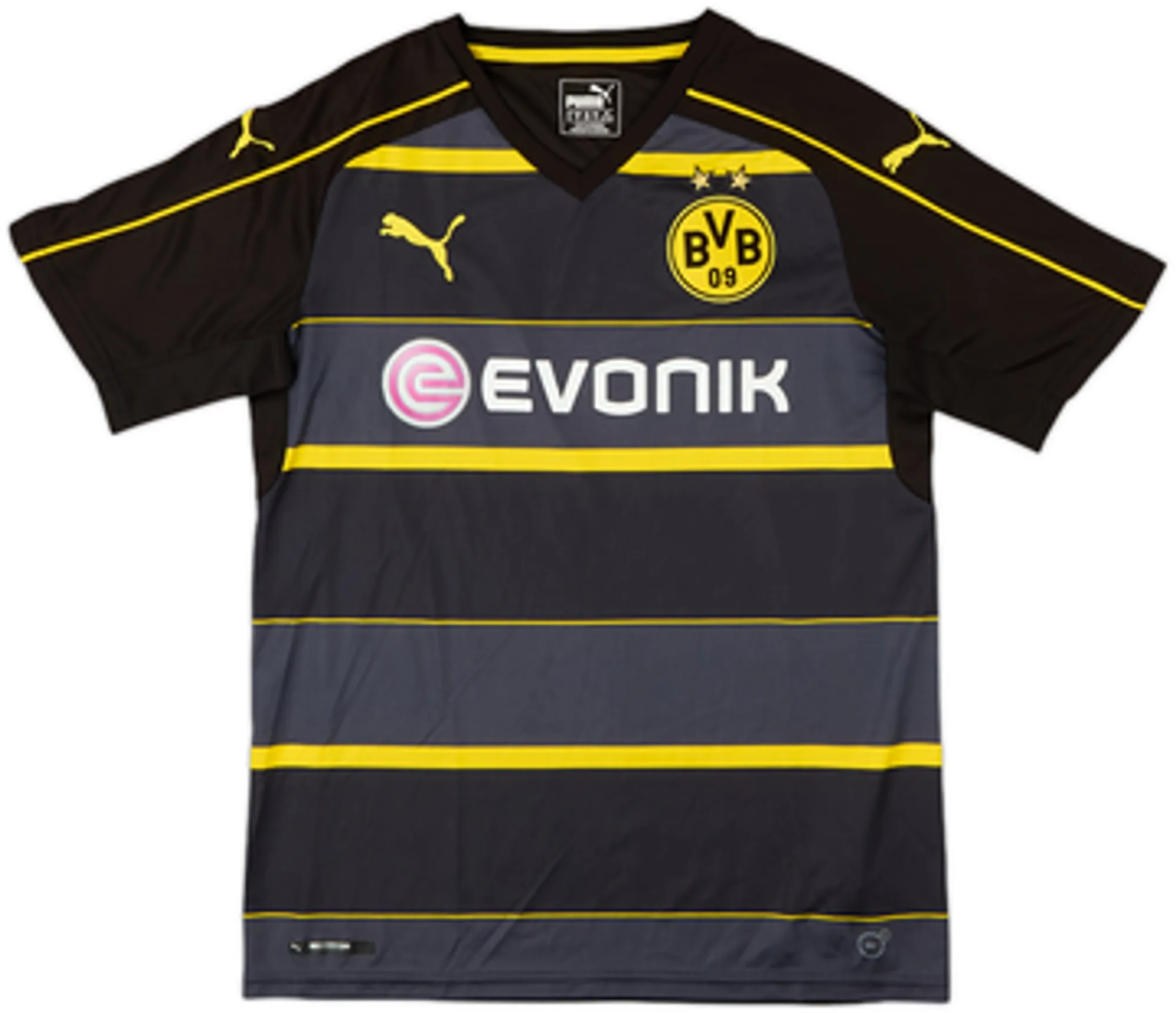 Puma Borussia Dortmund Boys SS Away Shirt 2016/17