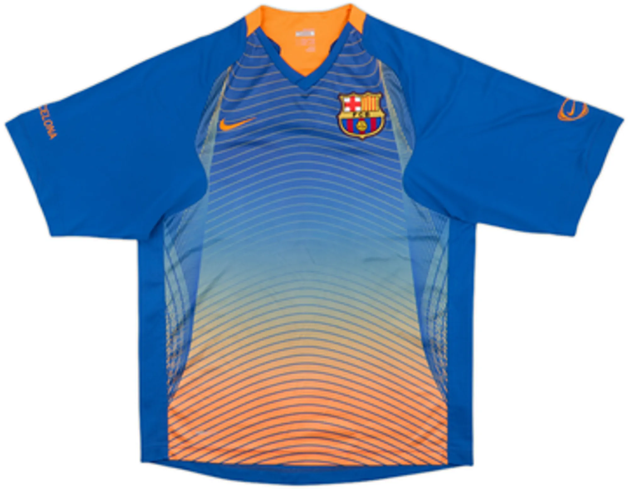 Nike Barcelona Mens SS Home Shirt 2007/08