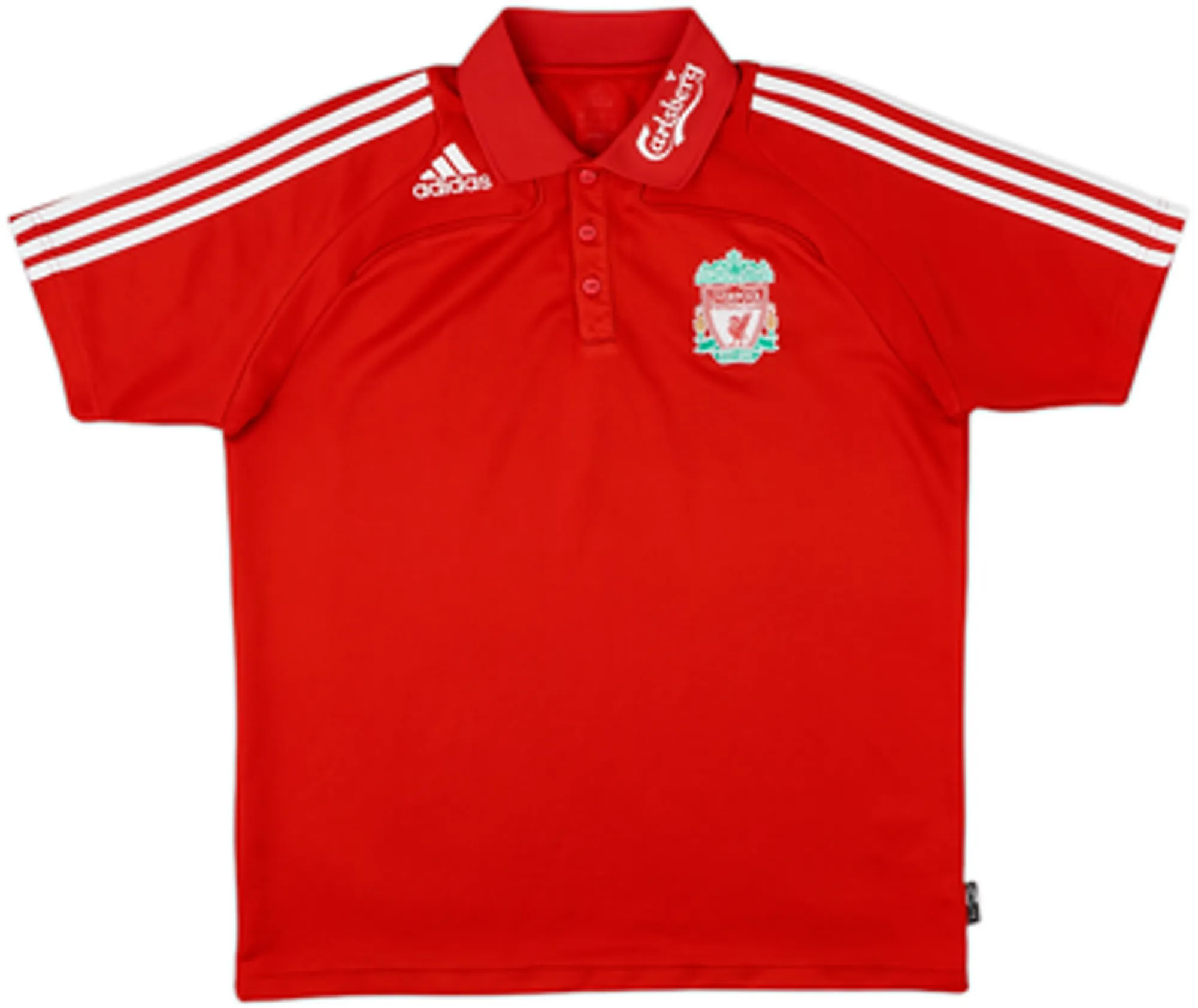 2008-09 Liverpool adidas Polo Shirt - 9/10 - (L)