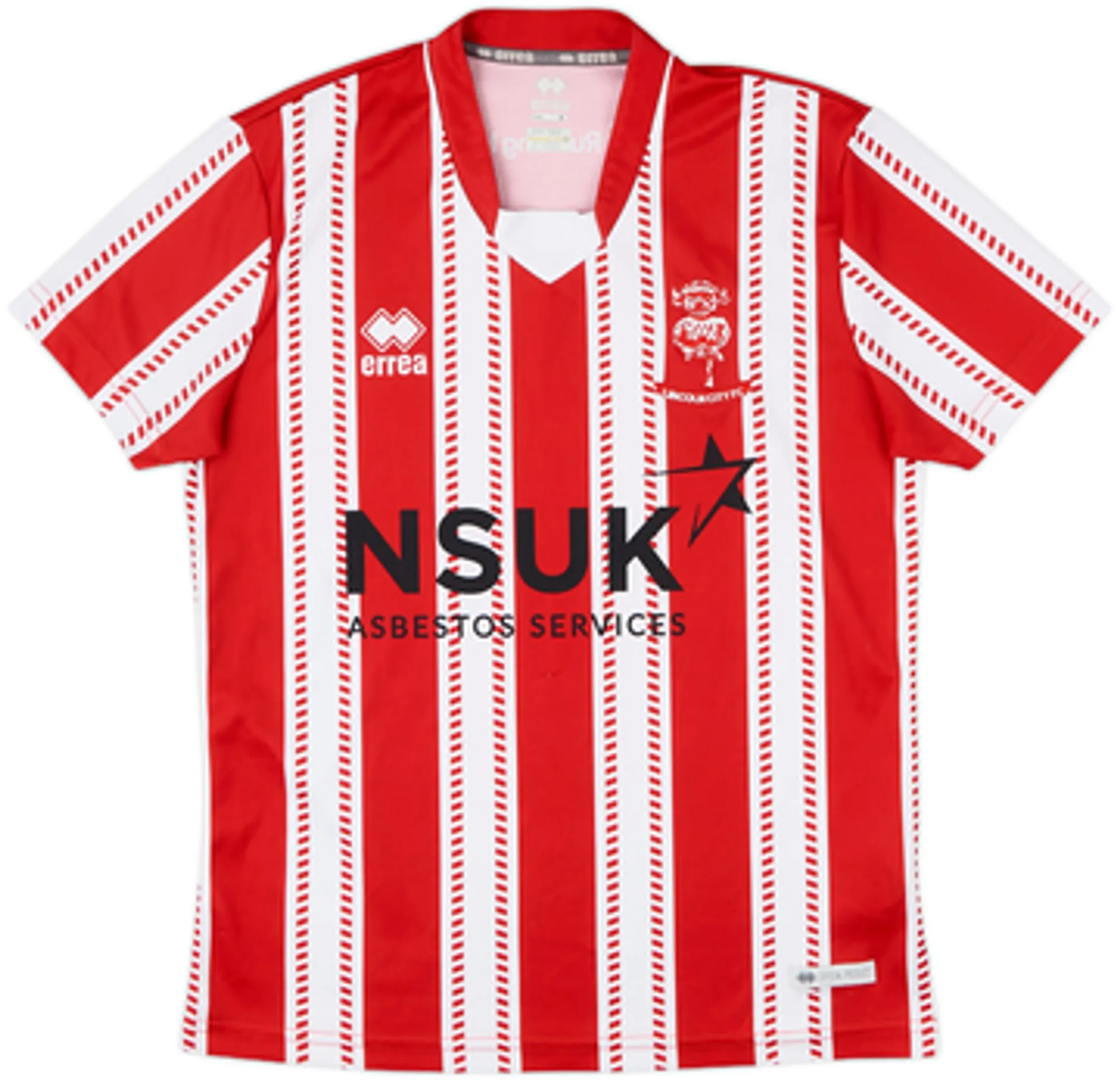 Errea Lincoln City F.C. Mens SS Home Shirt 2018/19