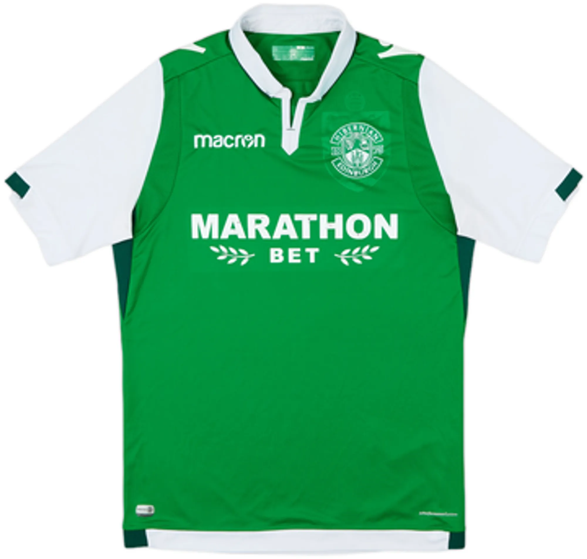 Macron Hibernian Mens SS Home Shirt 2017/18