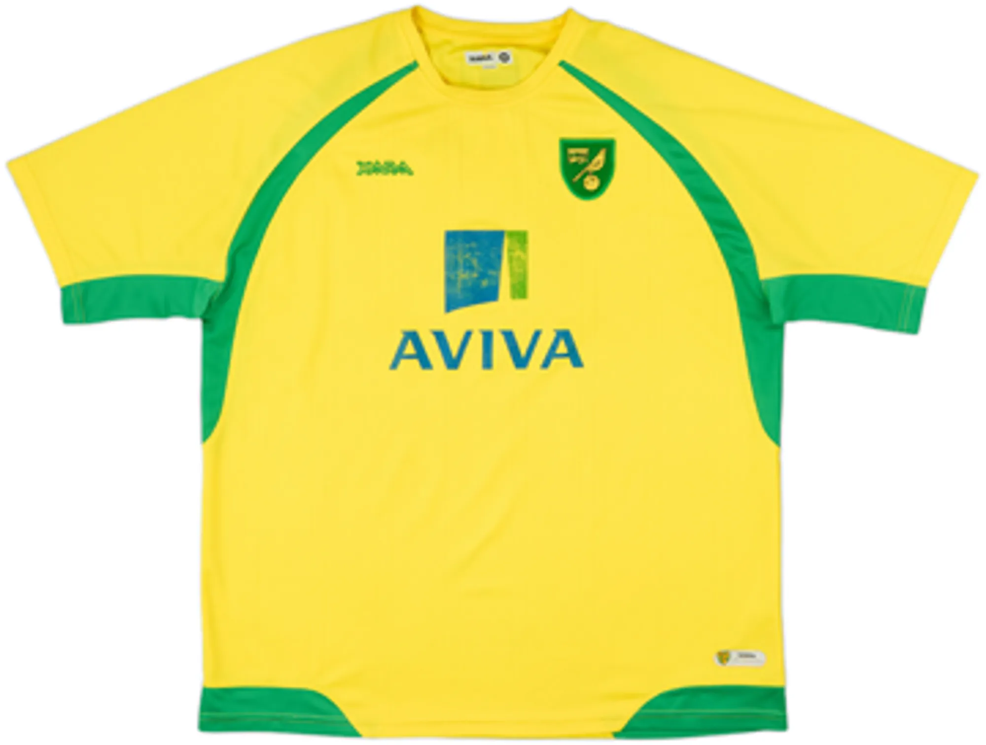 Home Norwich City Mens SS Home Shirt 2010/11