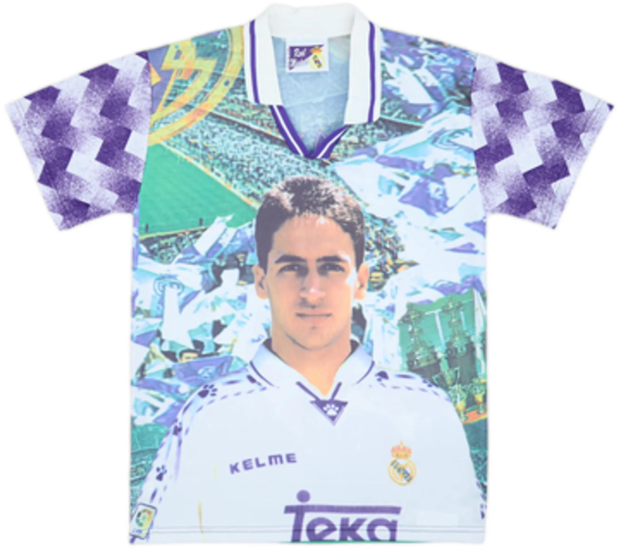 T-Shirts Real Madrid Mens SS Home Shirt 1996/97