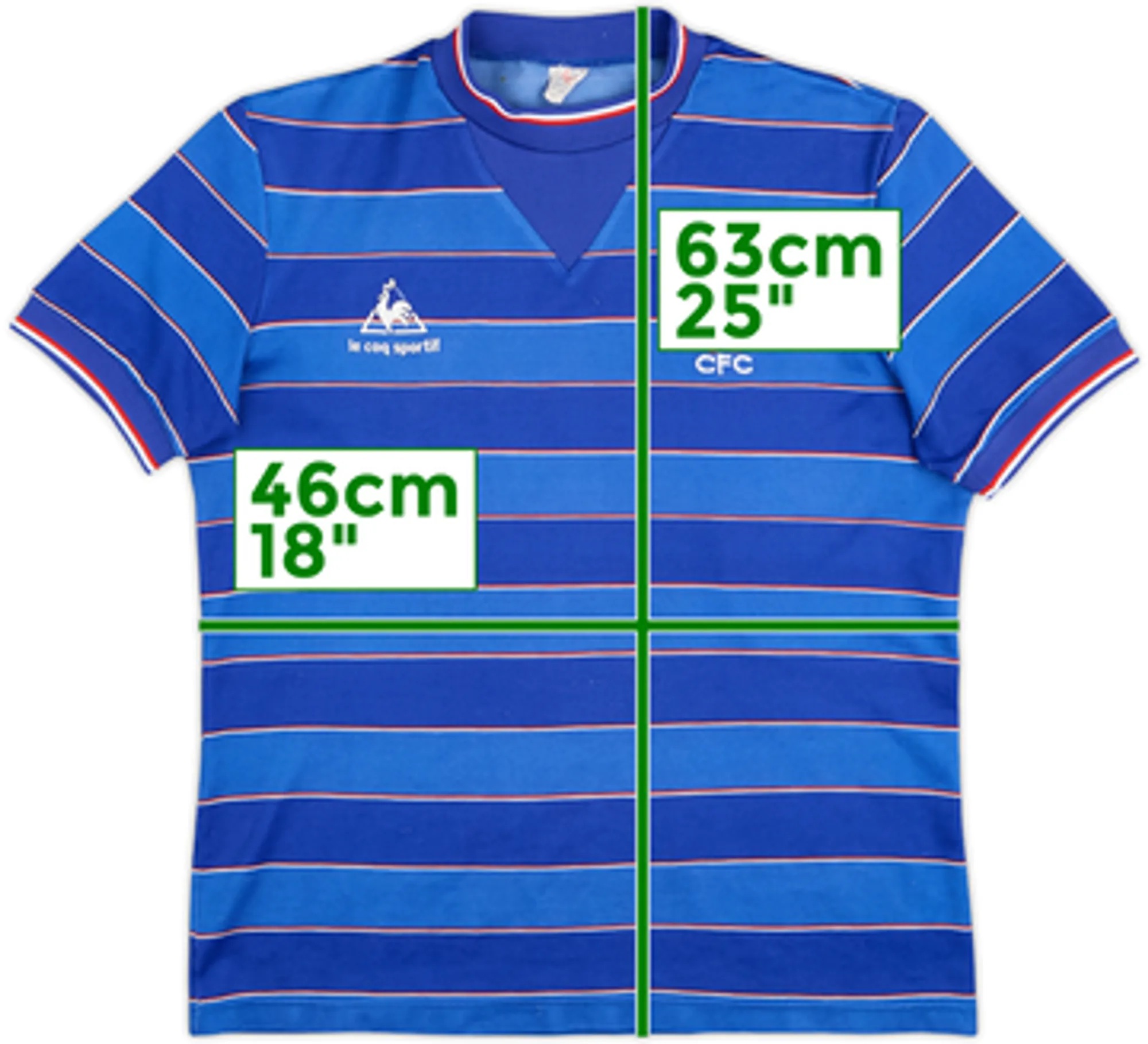 LeCoqSportif Chelsea Mens SS Home Shirt 1983/85