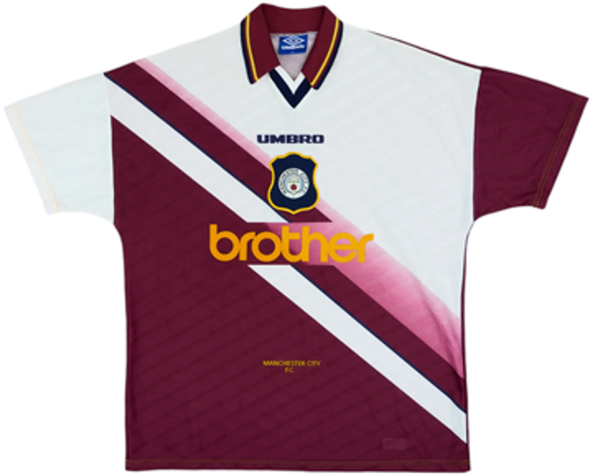 Umbro Manchester City Mens SS Away Shirt 1996/97