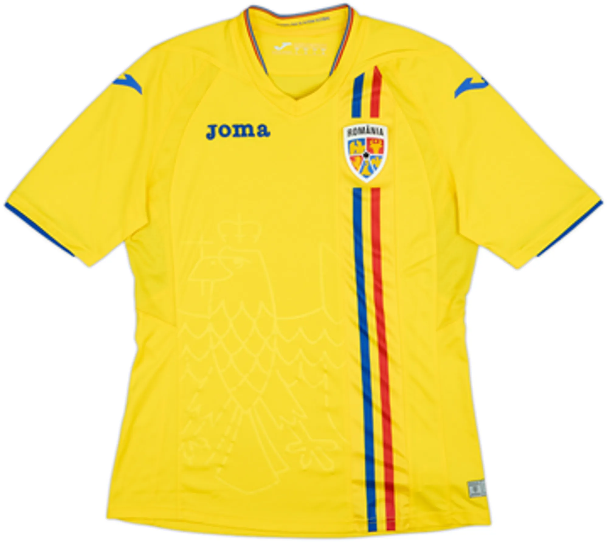 Joma Romania Mens SS Home Shirt 2018
