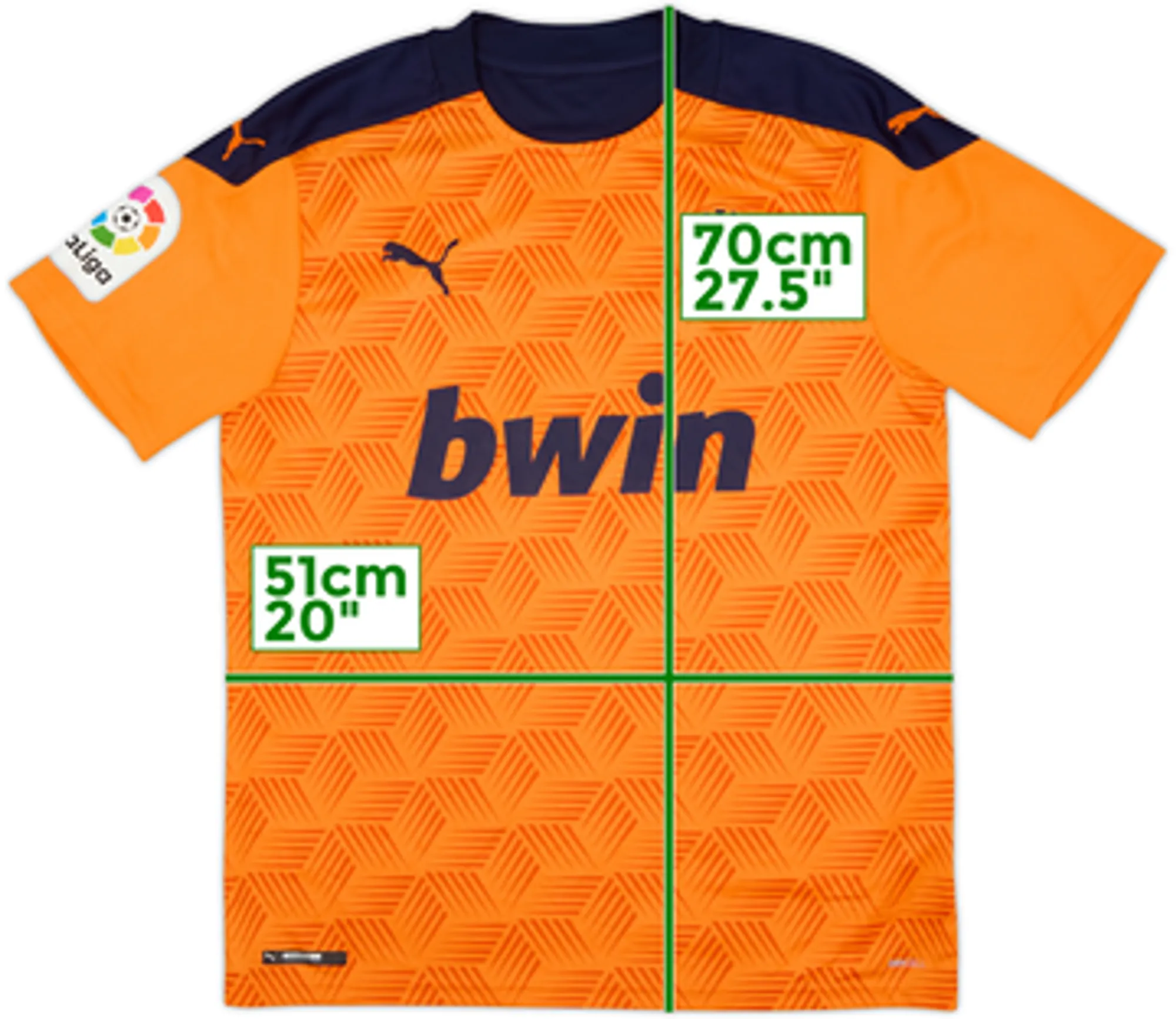 Puma Valencia Mens SS Away Shirt 2020/21