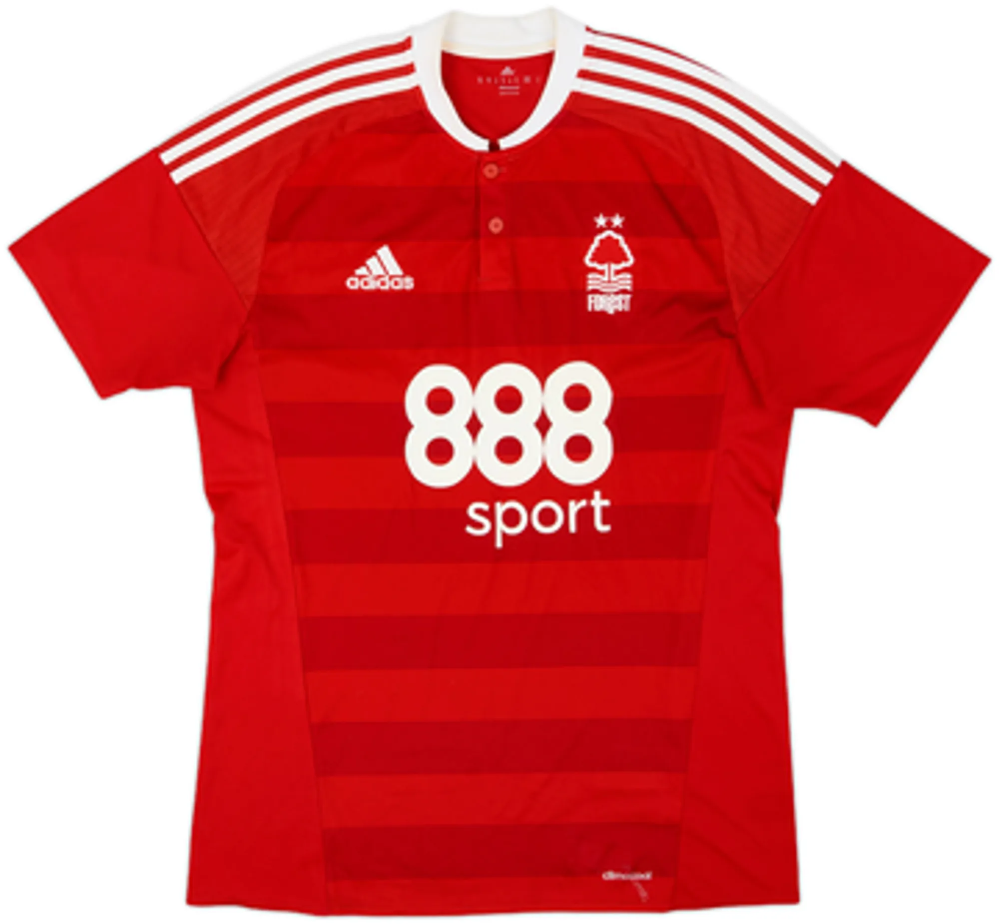 adidas Nottingham Forest Mens SS Home Shirt 2016/17