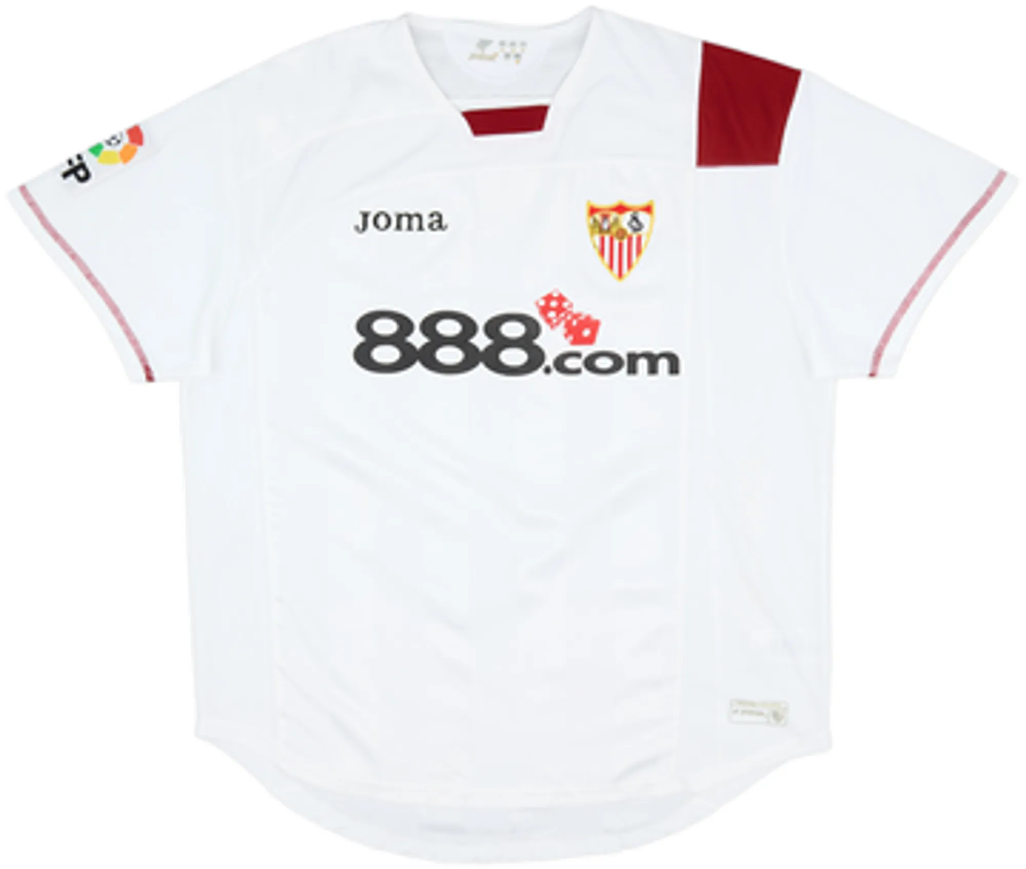 Joma Sevilla Mens SS Home Shirt 2007/08