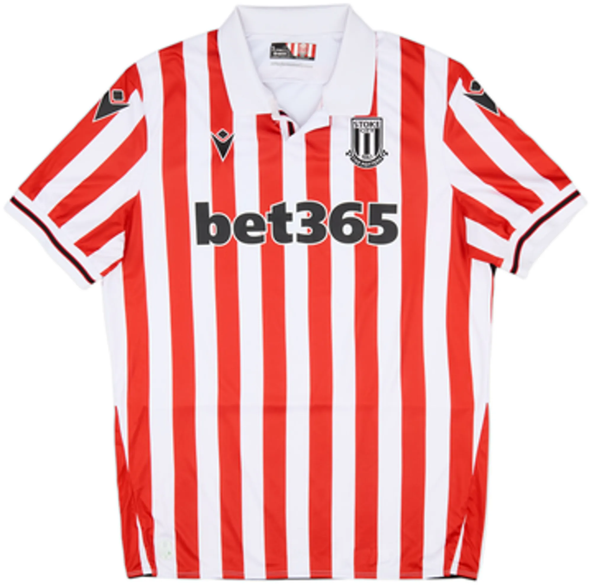 Macron Stoke City Mens SS Home Shirt 2023/24