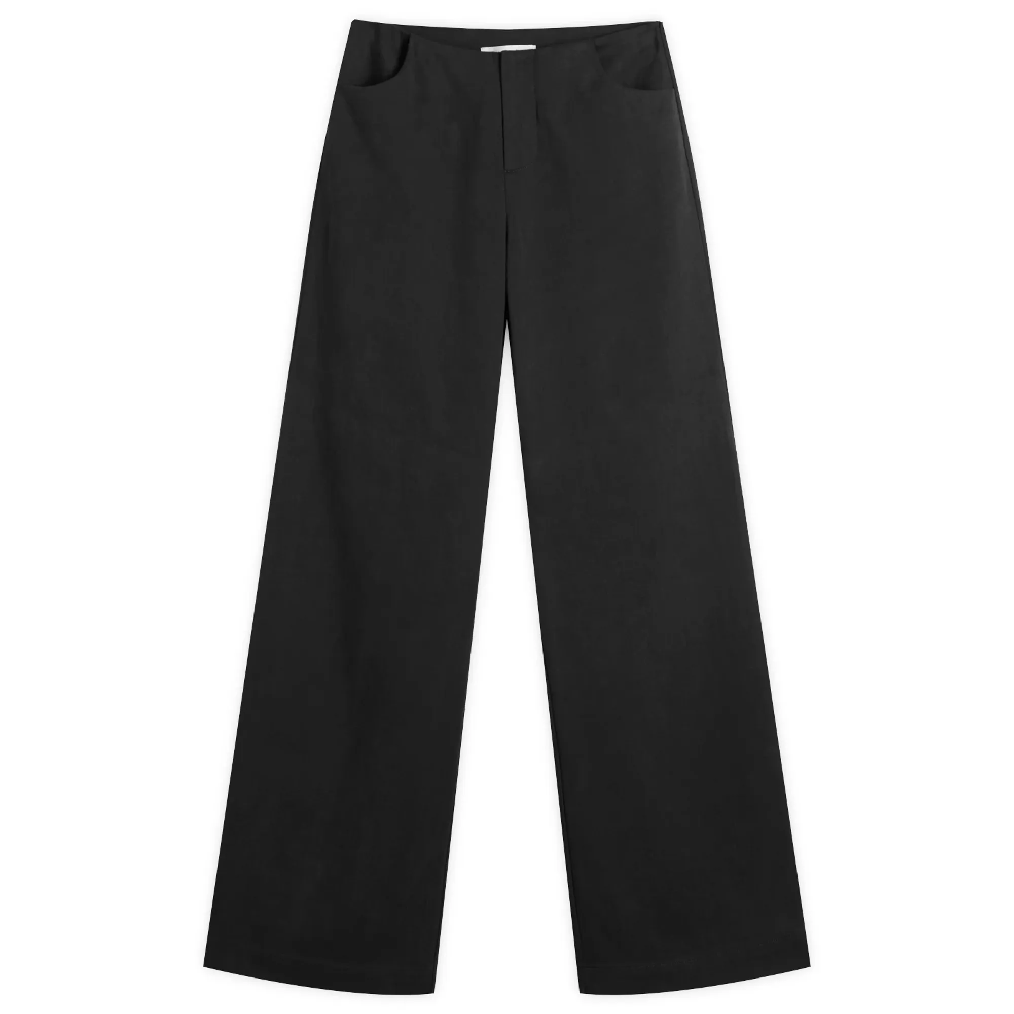 Peachy Den Women's Twiggy Stretch Tailored Trousers Onyx