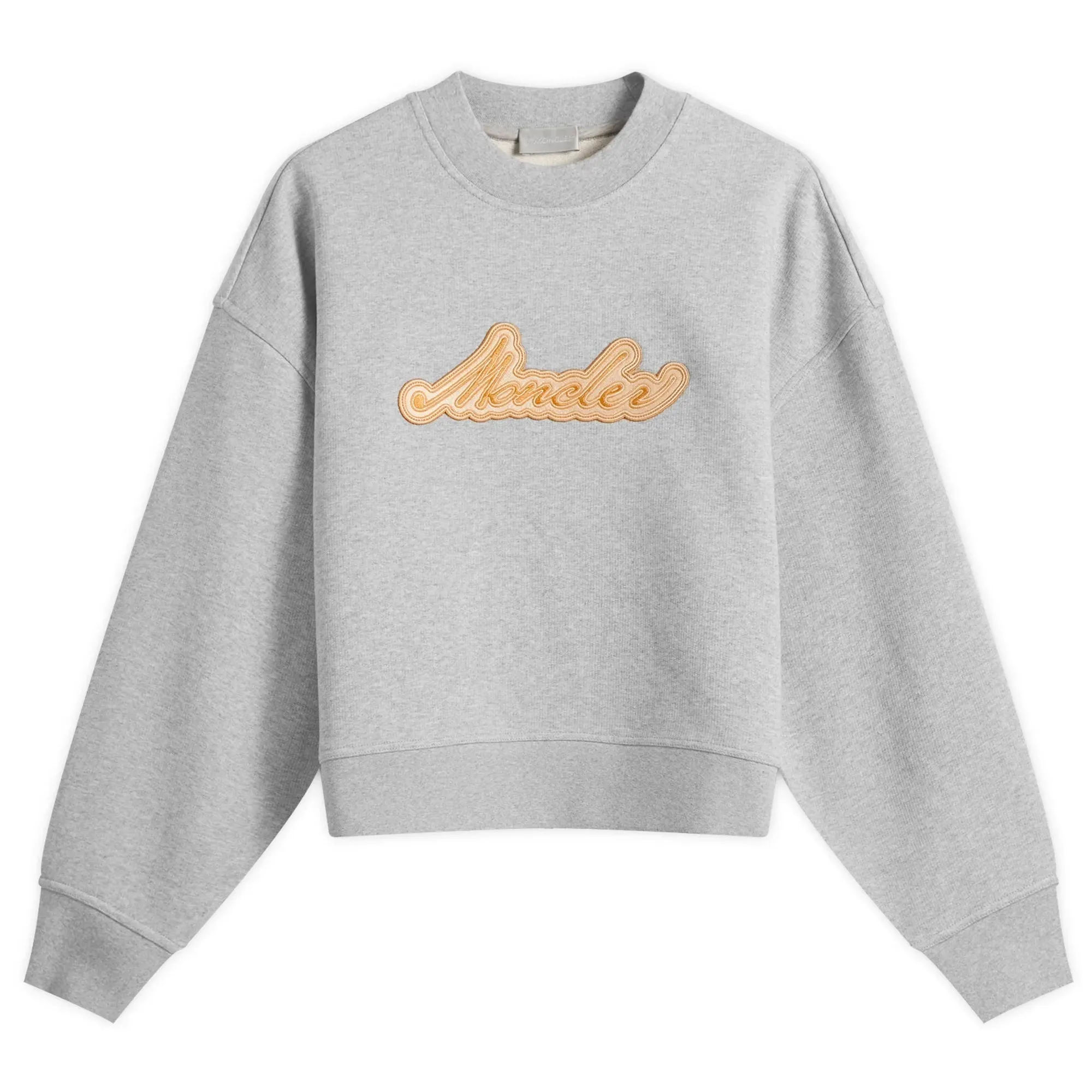 Moncler Women's Logo Sweatshirt Light Grey