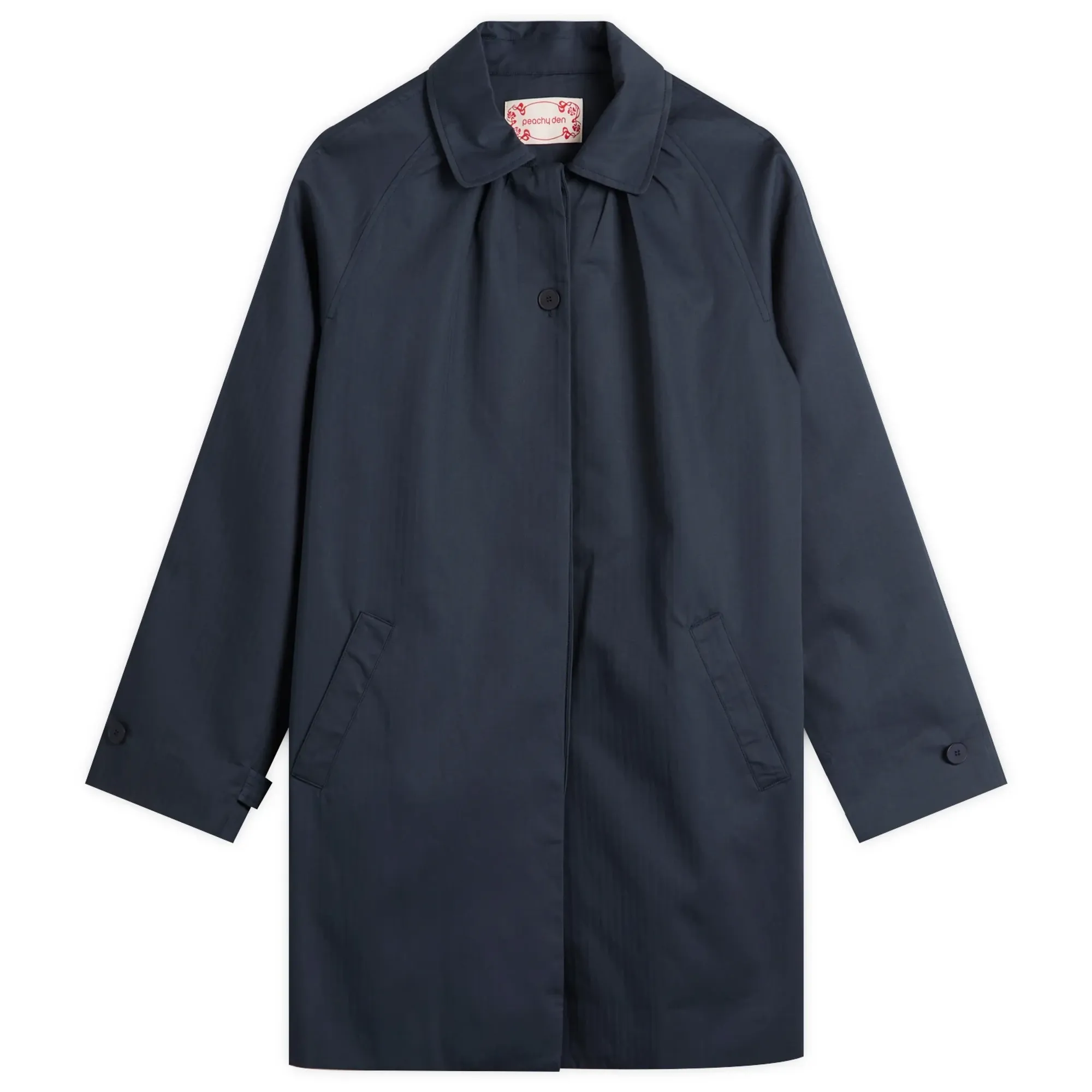 Peachy Den Women's Cheri Mac Jacket Navy