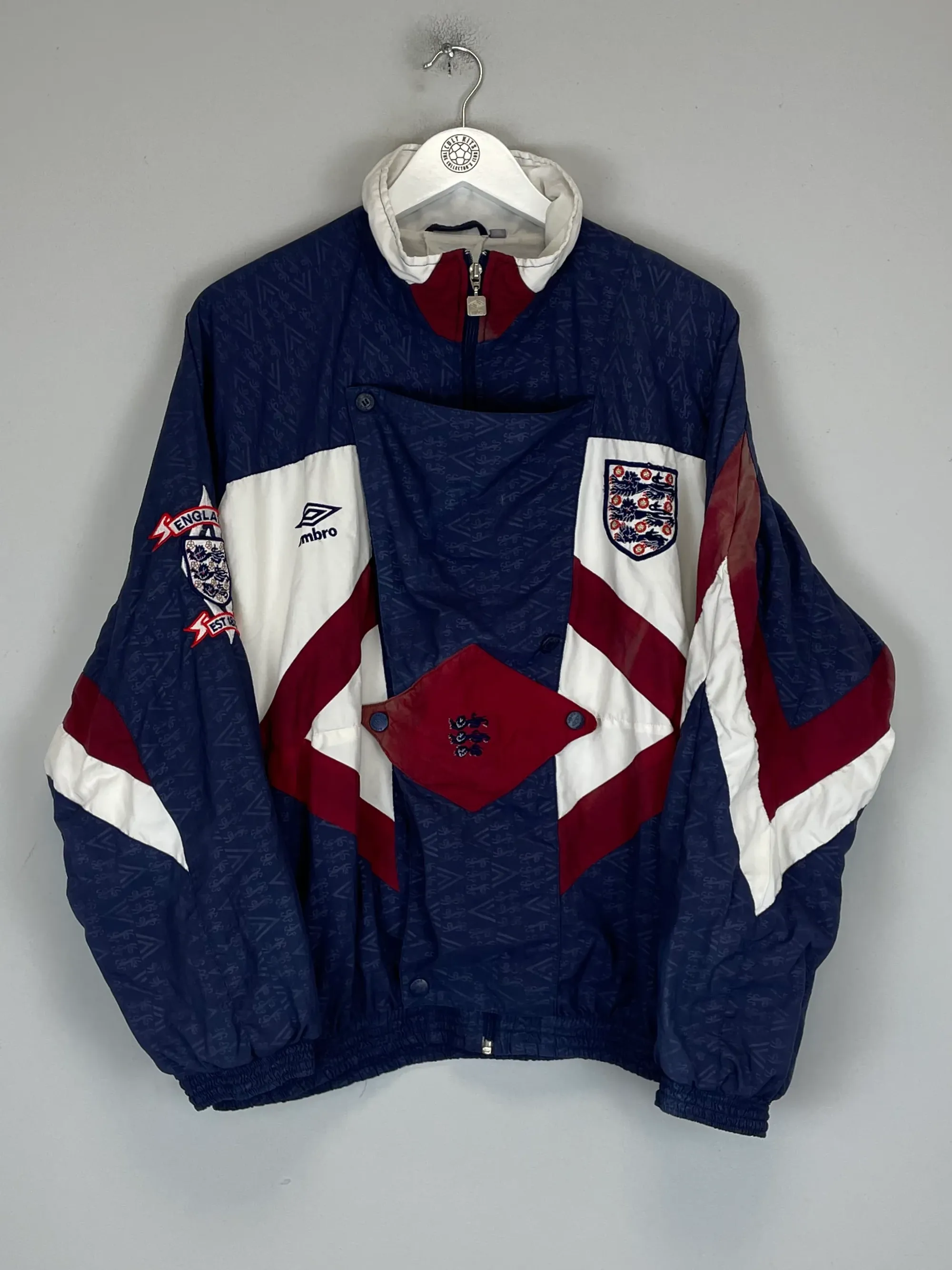 1990/92 ENGLAND TRACK JACKET (L) UMBRO | CULT KITS