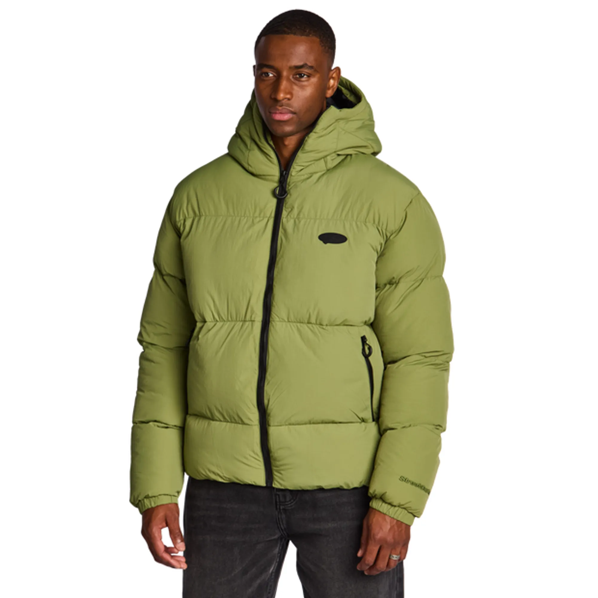 Street Cartel Romero Puffer Men Jackets - Green