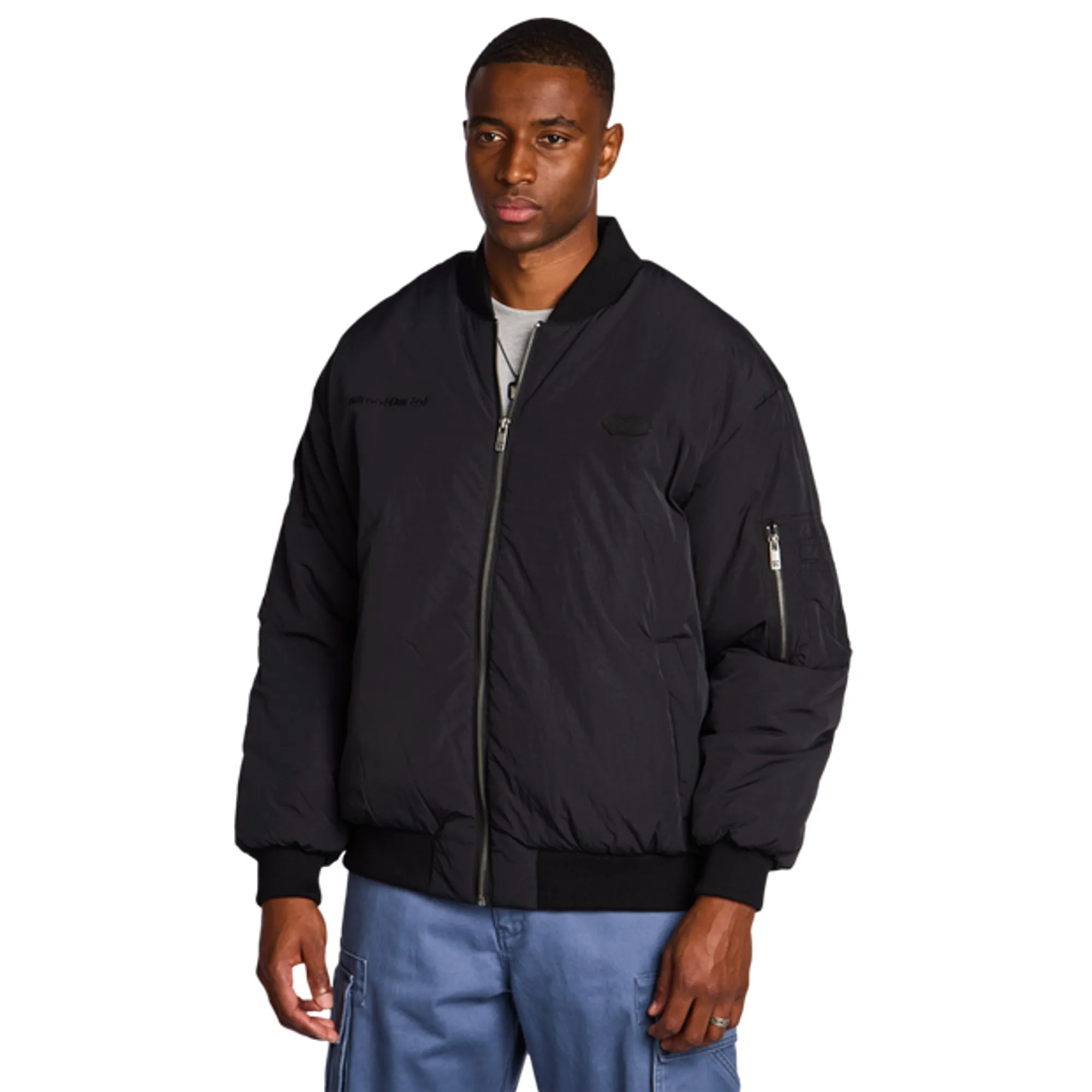 Street Cartel Flight Men Jackets - Black