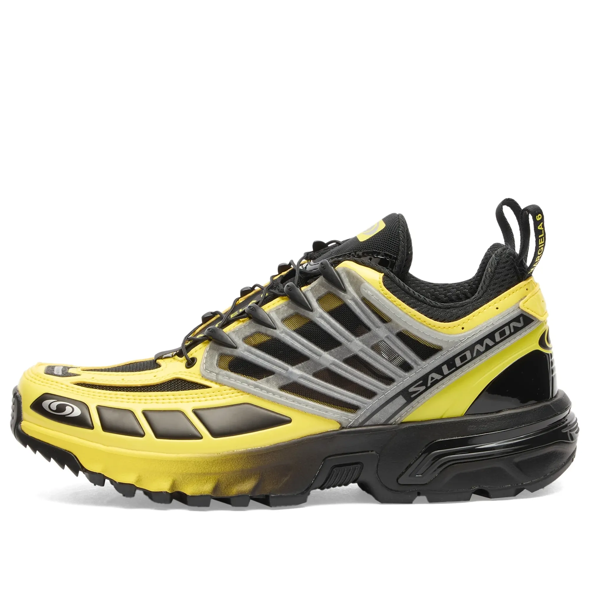 MM6 Maison Margiela Women's x Salomon ACS Pro 3 Sneakers Black/Blazing Yellow/Silver