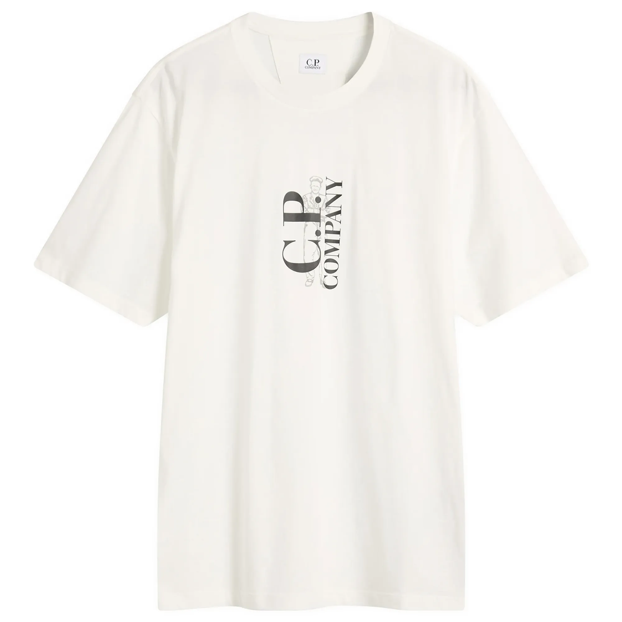C.P. Company Men's Sailor T-Shirt Gauze White